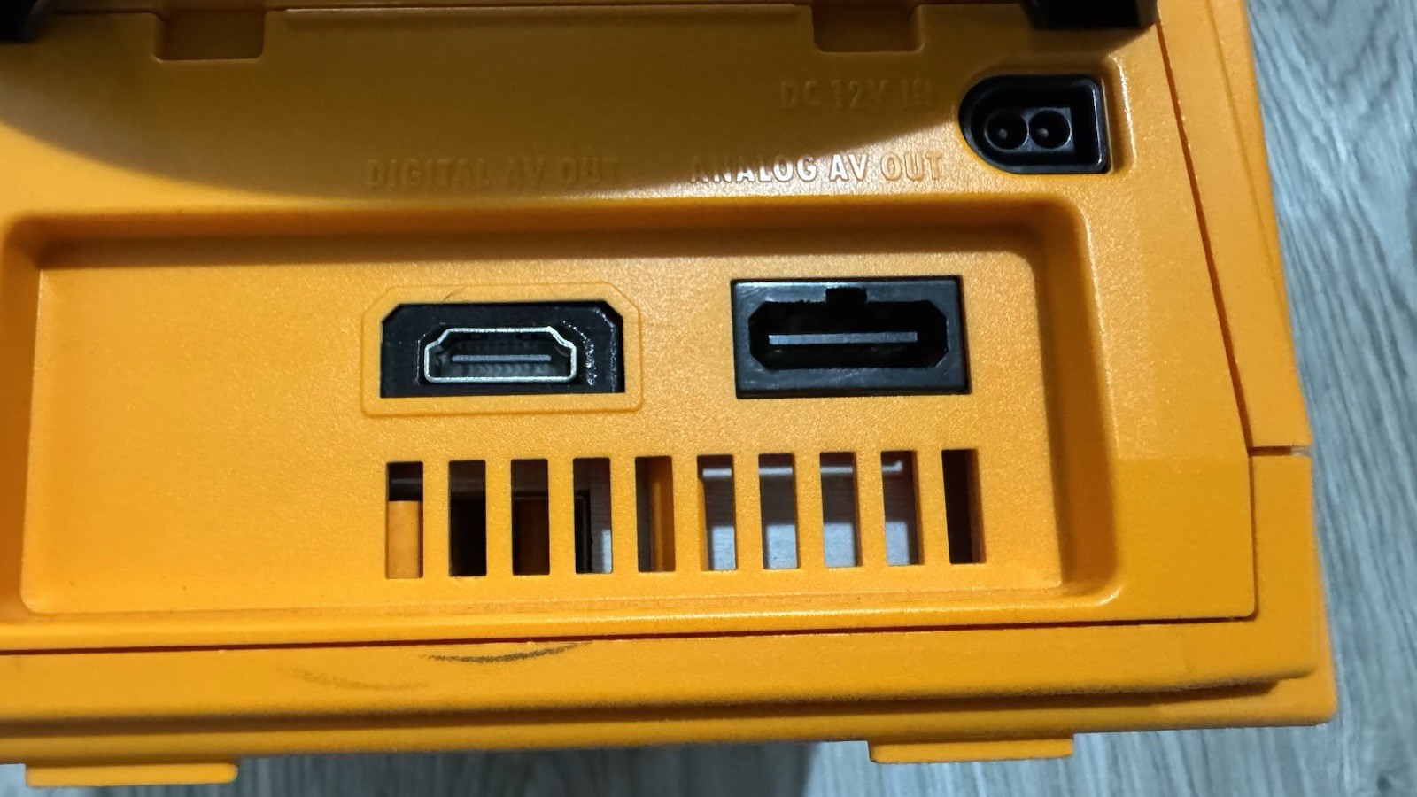 Orange Nintendo GameCube HDMI Console w/ Accessories