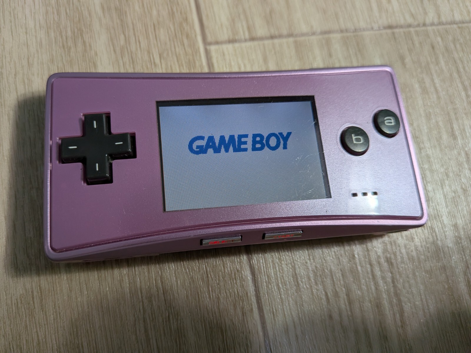 Nintendo game boy micro pink console Tested Work