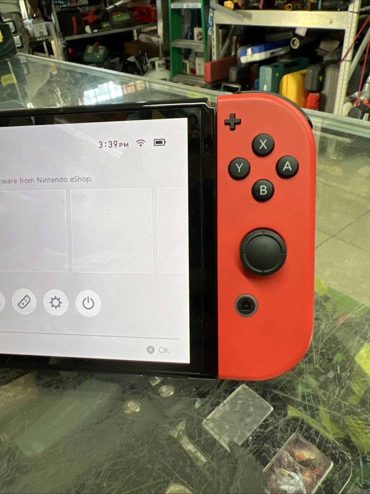 Nintendo Switch OLED HEG-001 Mario Red Edition 64GB Console *NO DOCK*