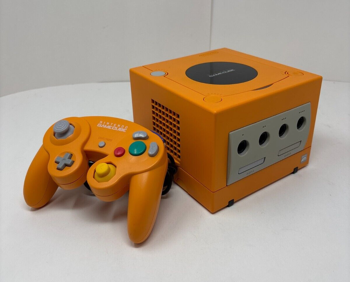 Nintendo GameCube Console System Bundle with 1 OEM Controller Tested & Works! VG