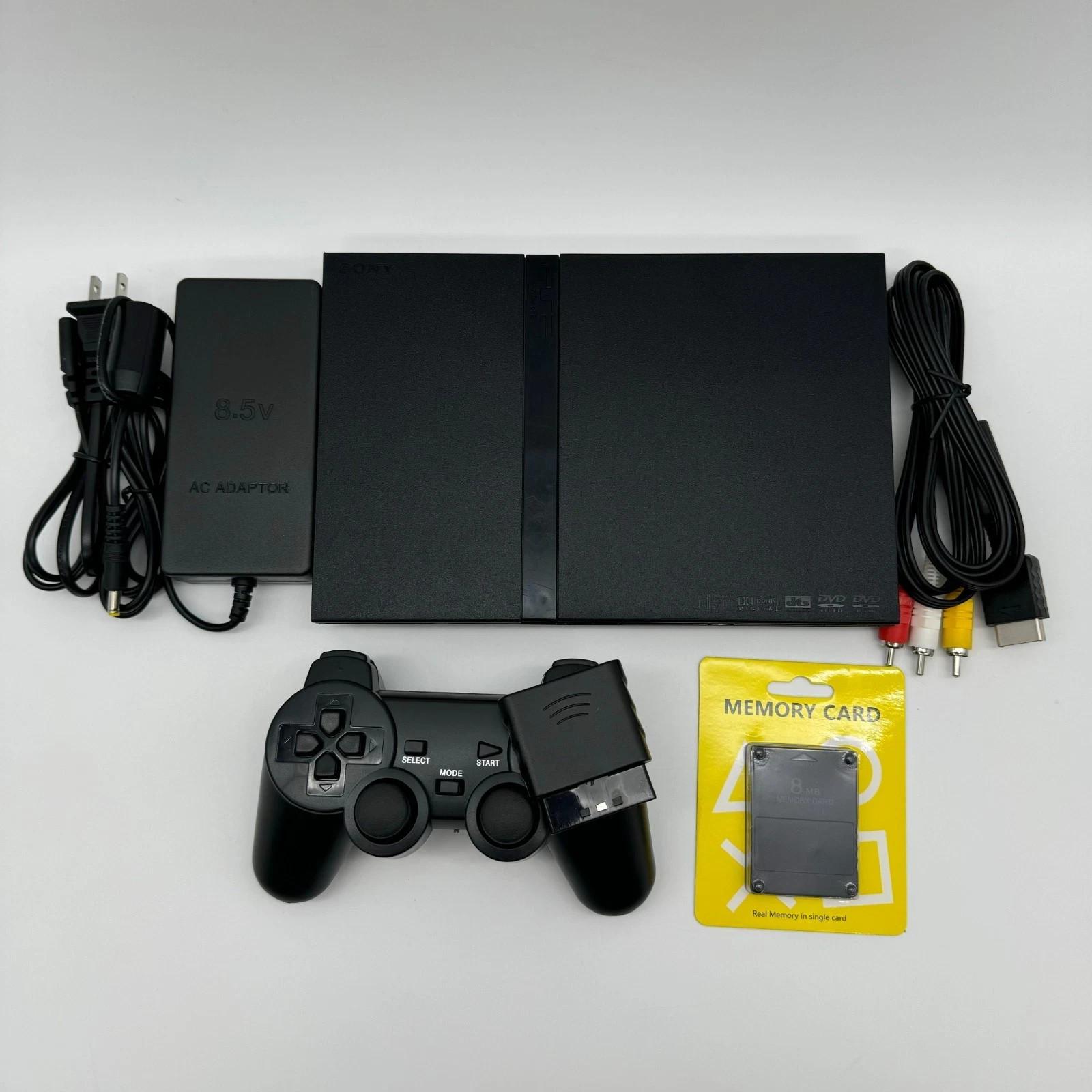 PlayStation 2 Slim Console PS2 Game System Bundle – Fully Refurbished