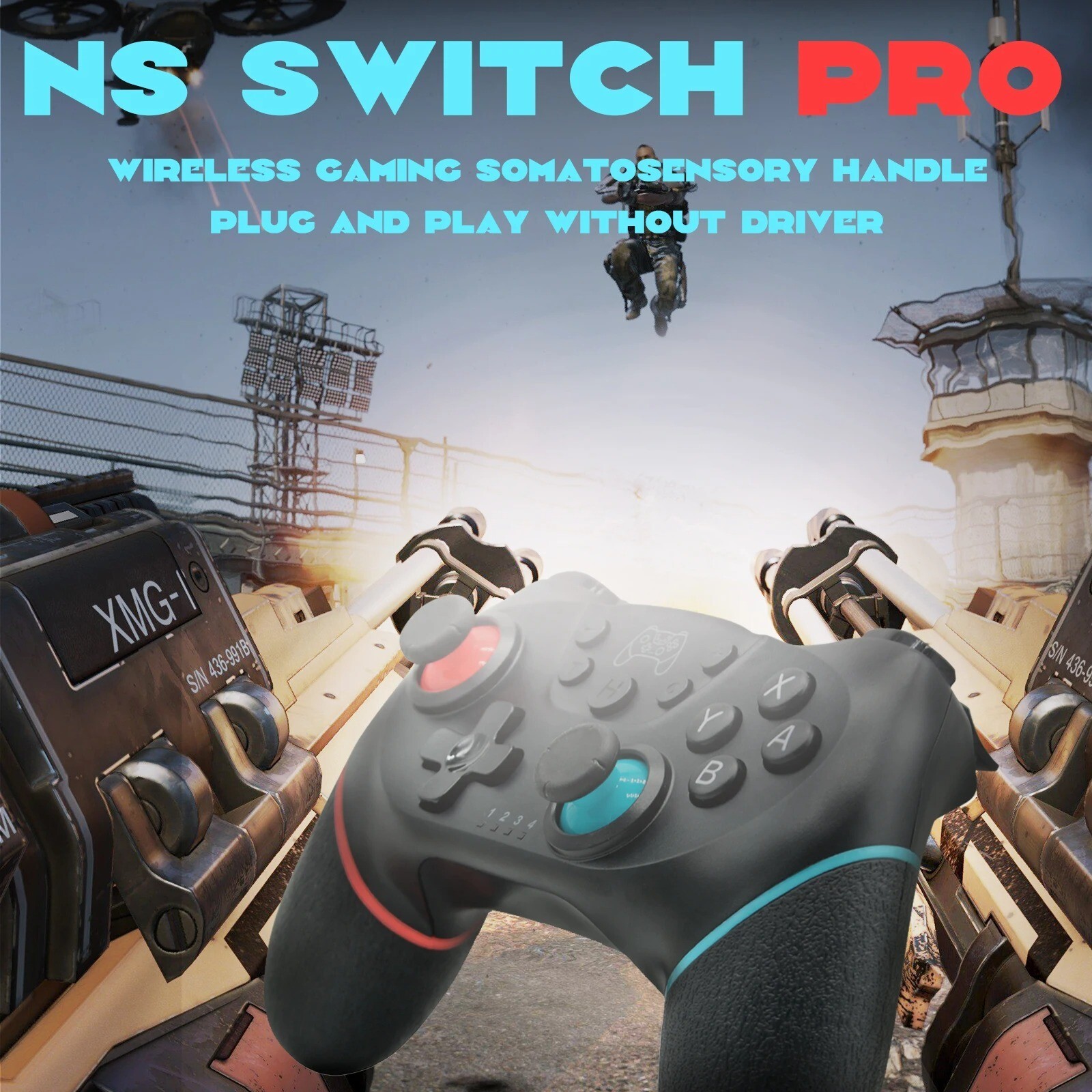 BROODIO Compatible Nintendo Switch Controller Wireless Bluetooth