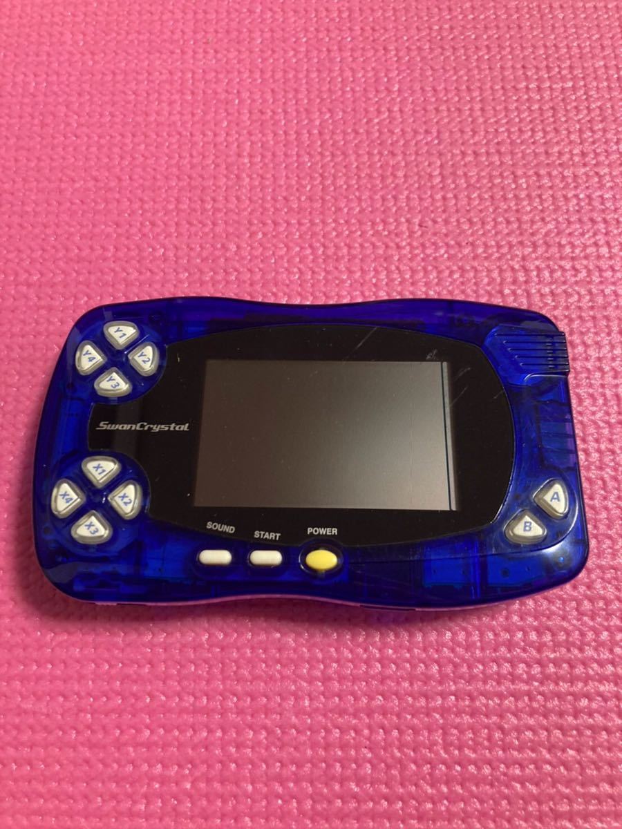 Bandai WonderSwan Swan Crystal Clear Blue Console Only [H]
