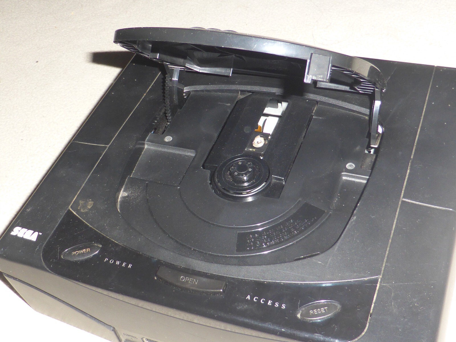 SEGA SATURN MODEL MK-80000 SYSTEM CONSOLE ONLY ORIGINAL BLACK
