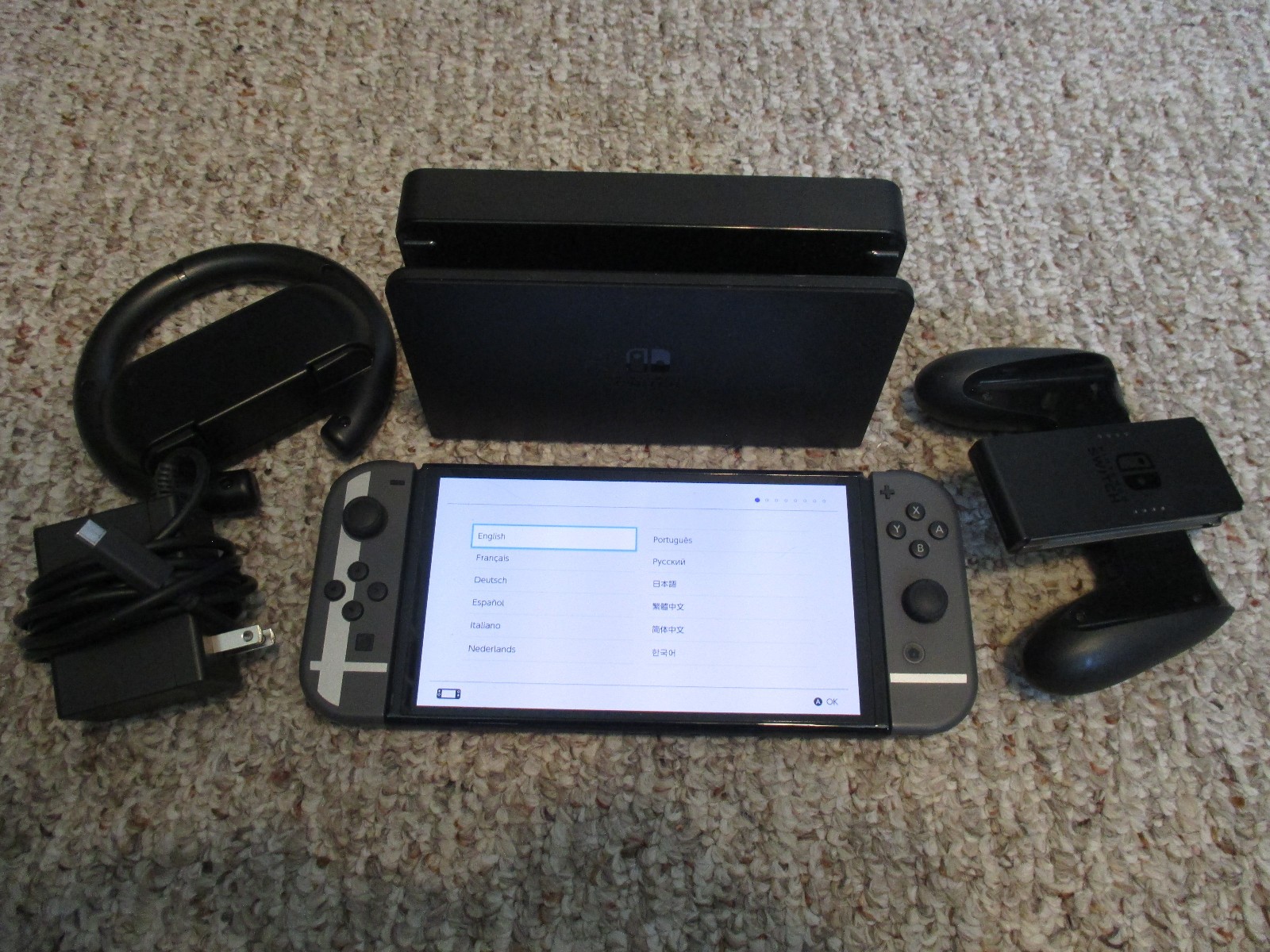 Nintendo Switch OLED System Super Smash Bros Edition w/Joy-Cons + Dock +