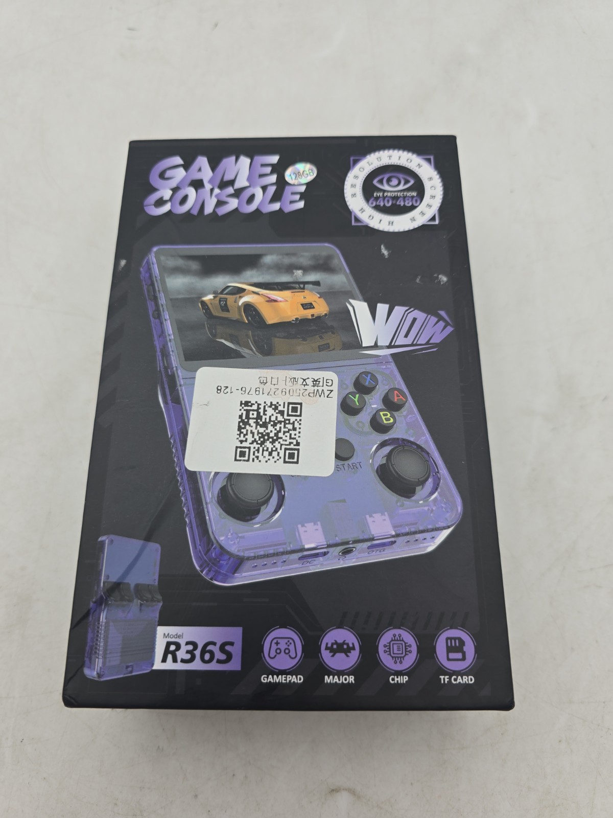 R36S Handheld Game Console 640×480 Quad-Core ARM 1GB RAM 128GB