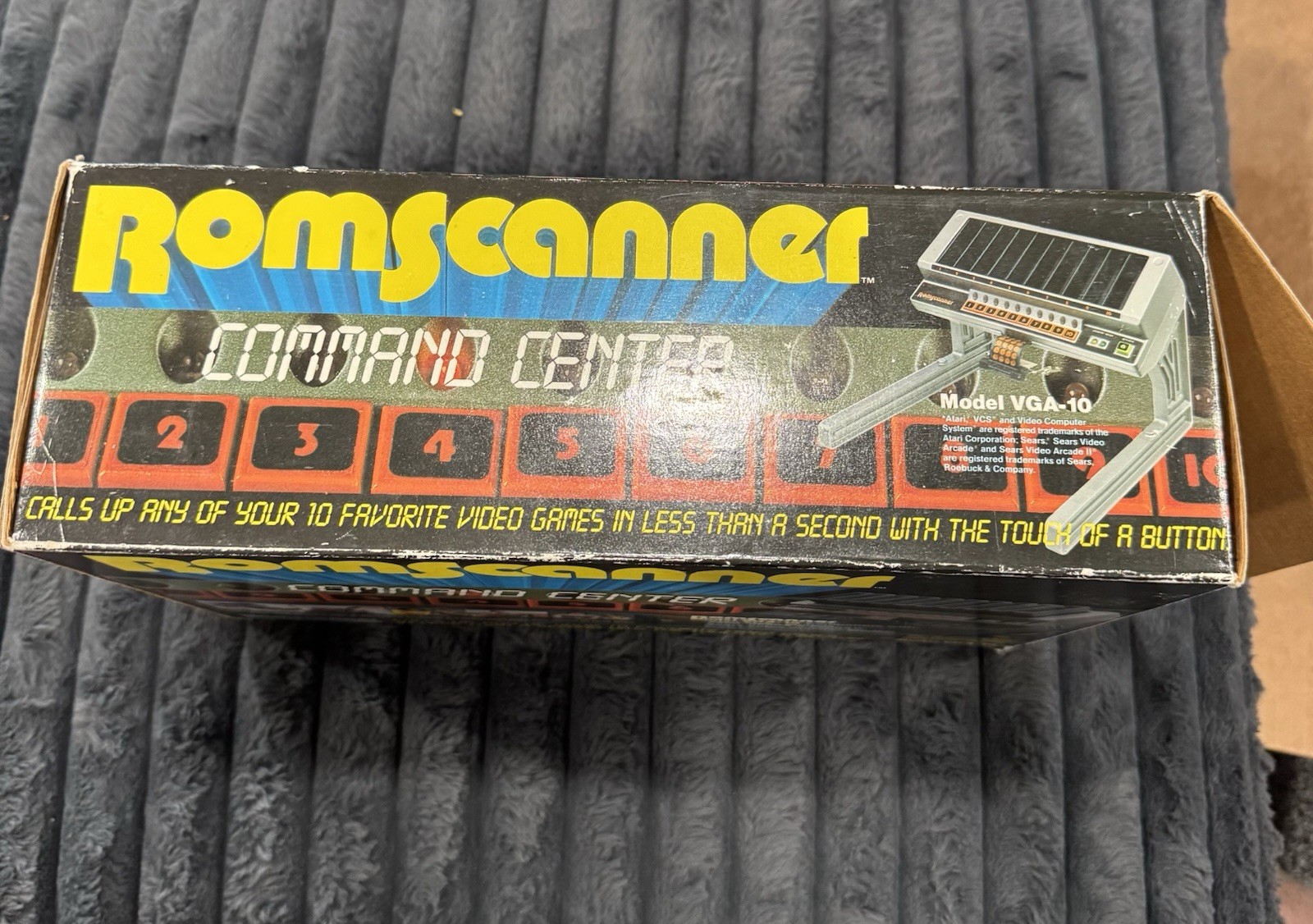 Atari VCS Romscanner Command Center Atari 2600 VGA-10 CIB New In Box Very Rare!