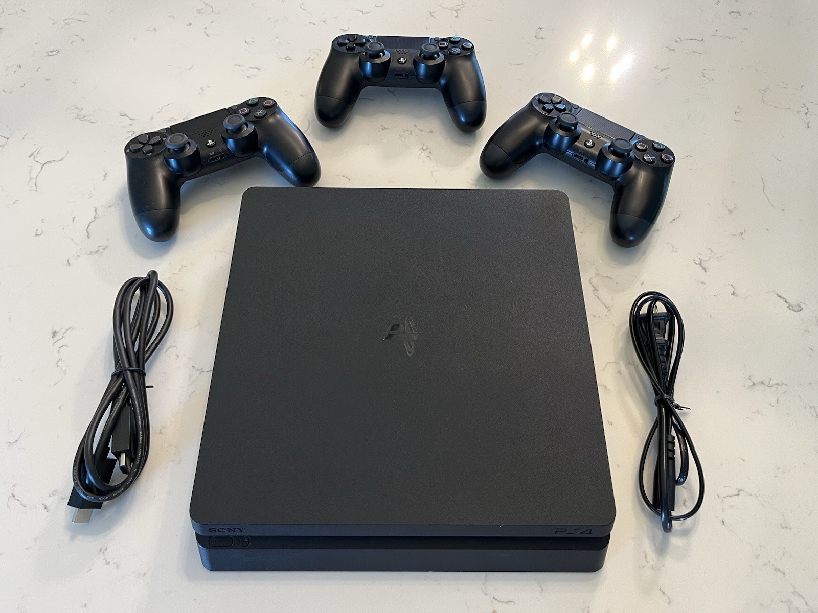 PS4 Slim 1TB With 3 Sony OEM Controllers