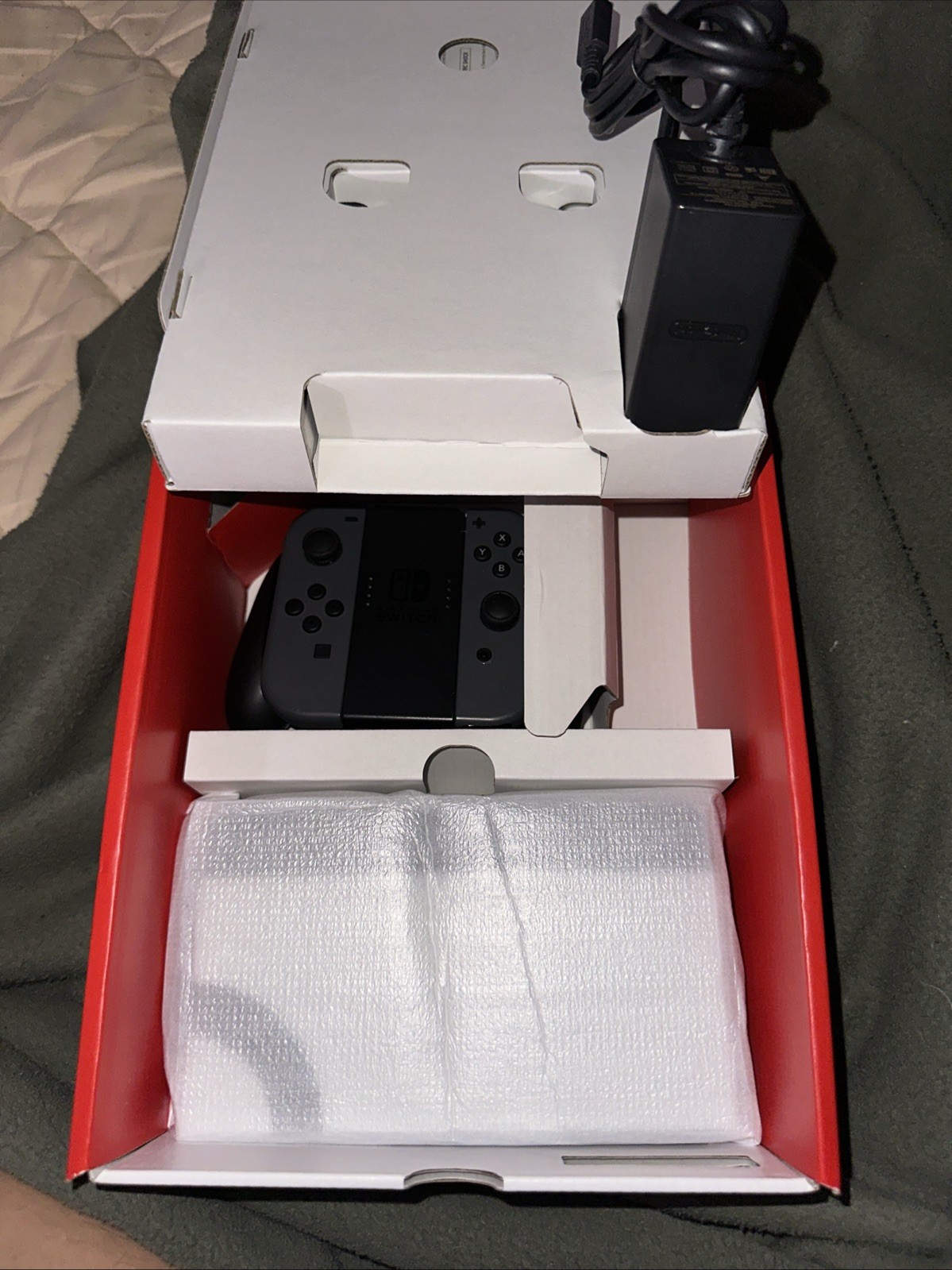 Nintendo Switch OLED Console Gaming System HEG-001 Black/White Bundle
