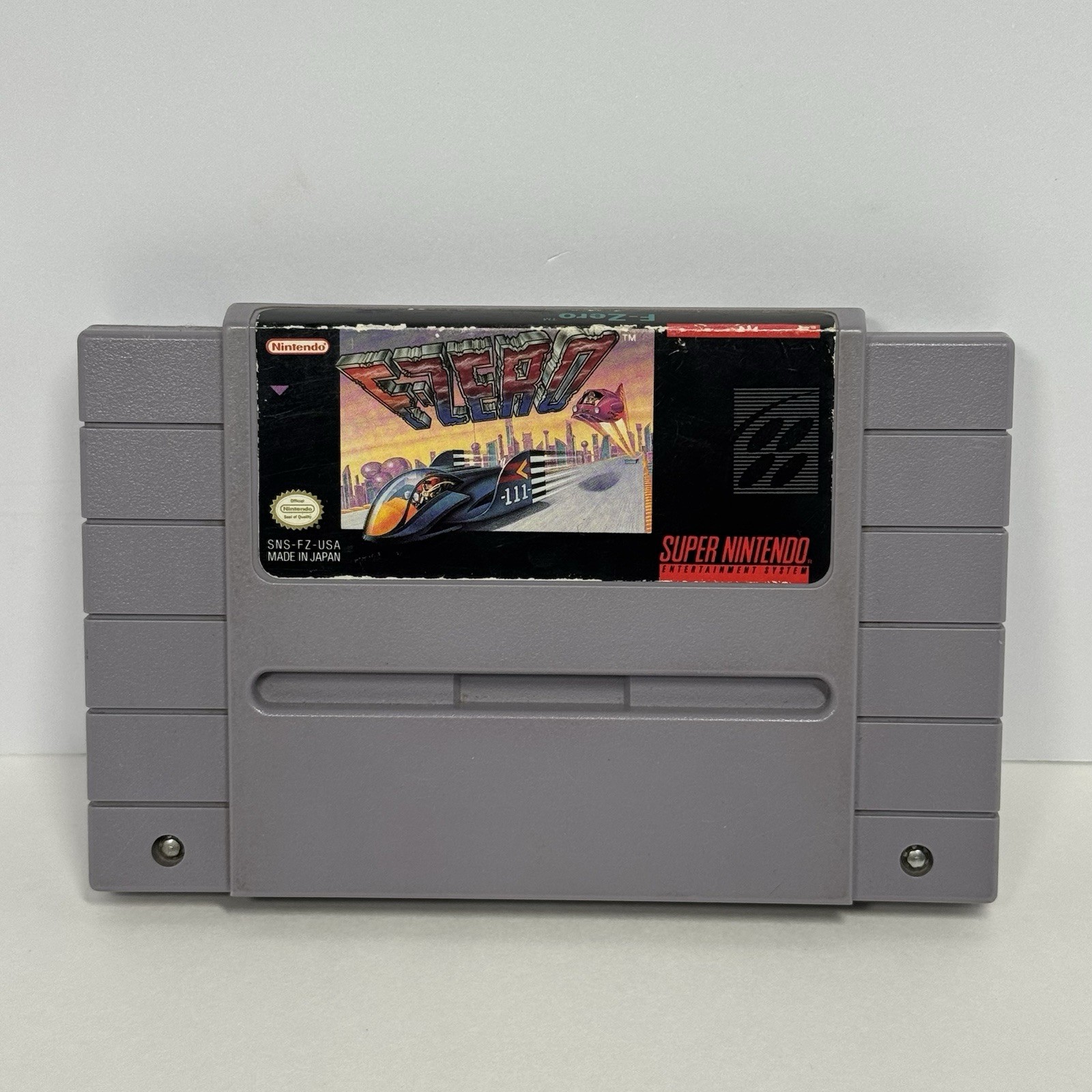 Super Nintendo SNES Console Bundle Tetris 2 F-Zero OEM Controller Cords Works