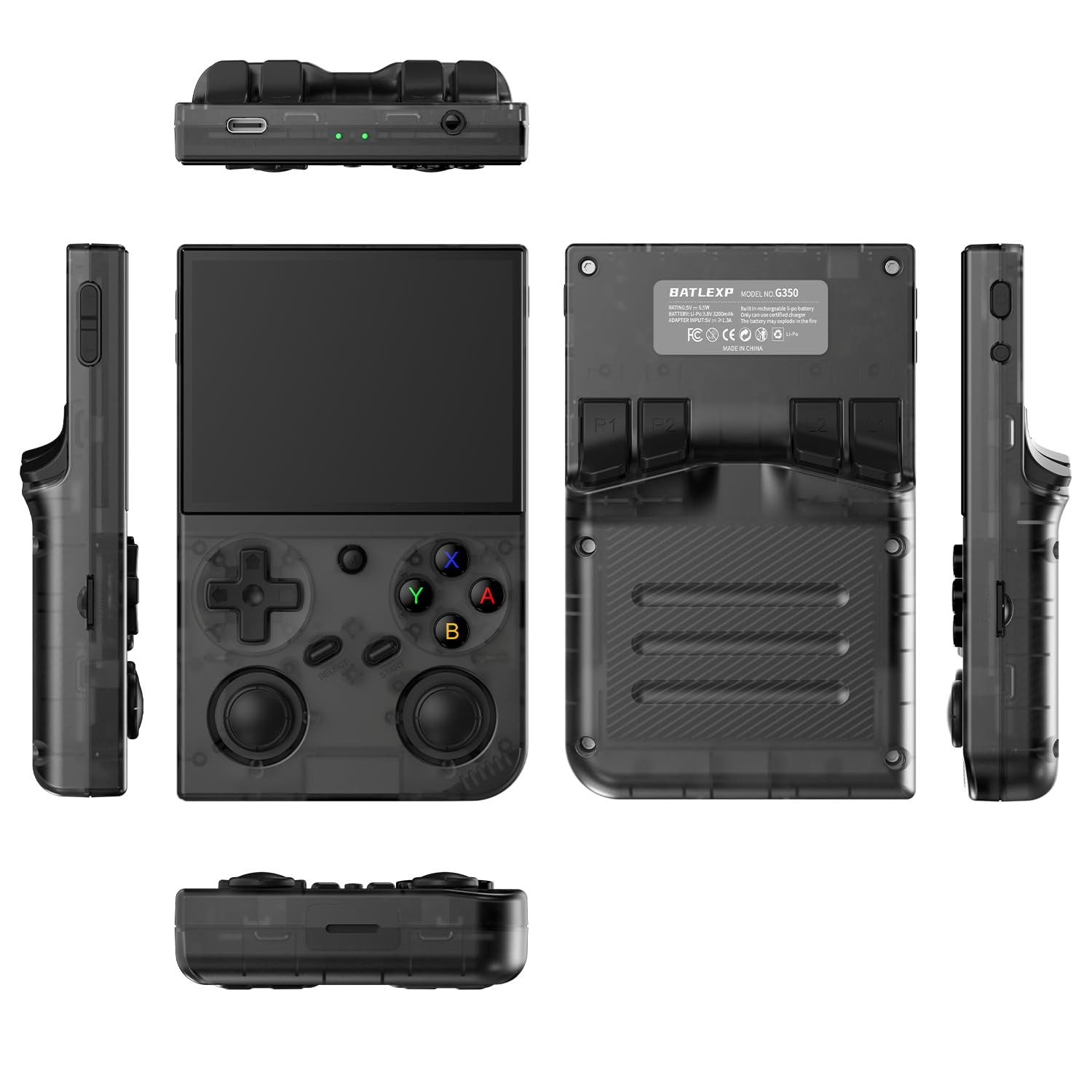G350 Handheld Game Console , Preload 4371 Games 3.5 Inch IPS Screen 3200 mAh …