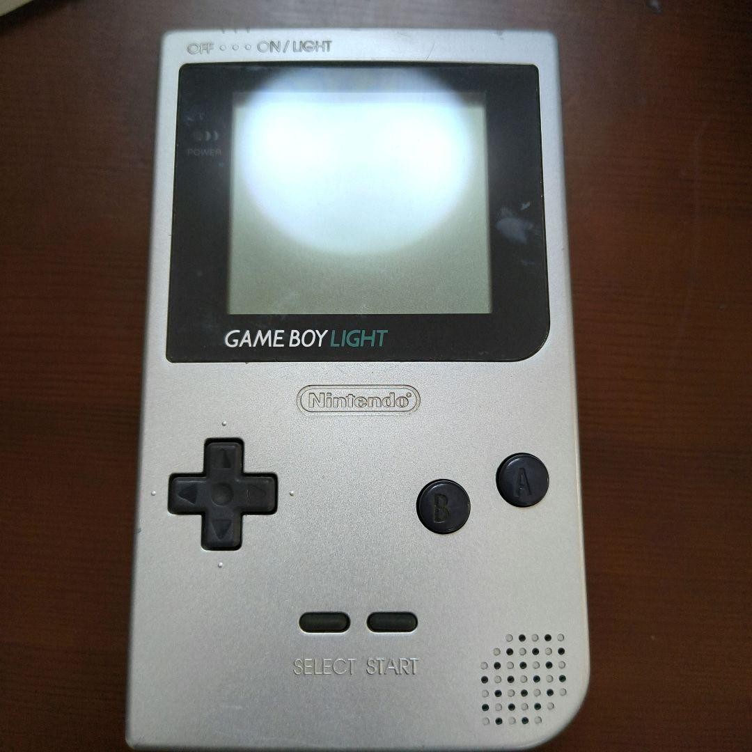Nintendo Game Boy Light Silver MGB-101 Console Tested Japan Rare Handheld
