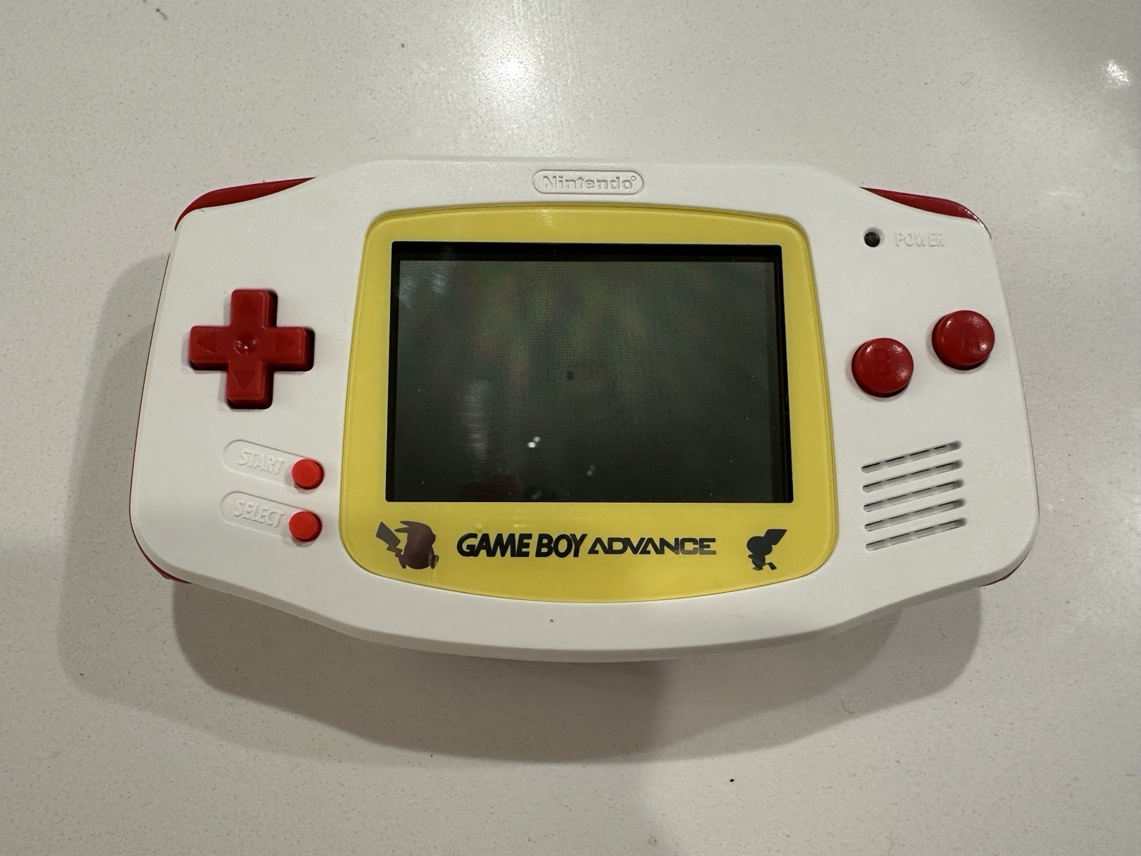 Nintendo Gameboy Advance Pokemon Pikachu Custom Shell GBA READ DESC