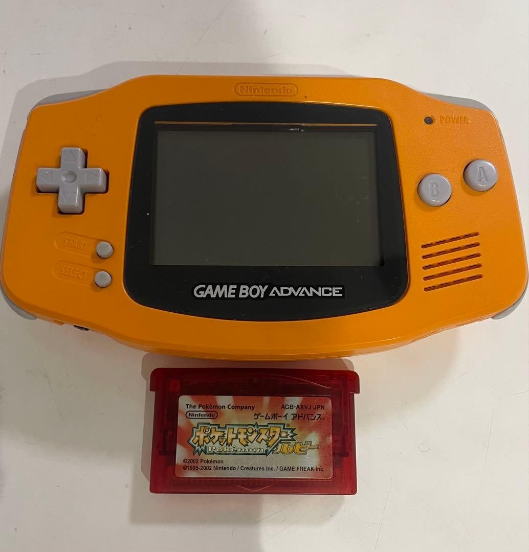 Nintendo Game Boy Advance Orange Pokemon Ruby Software
