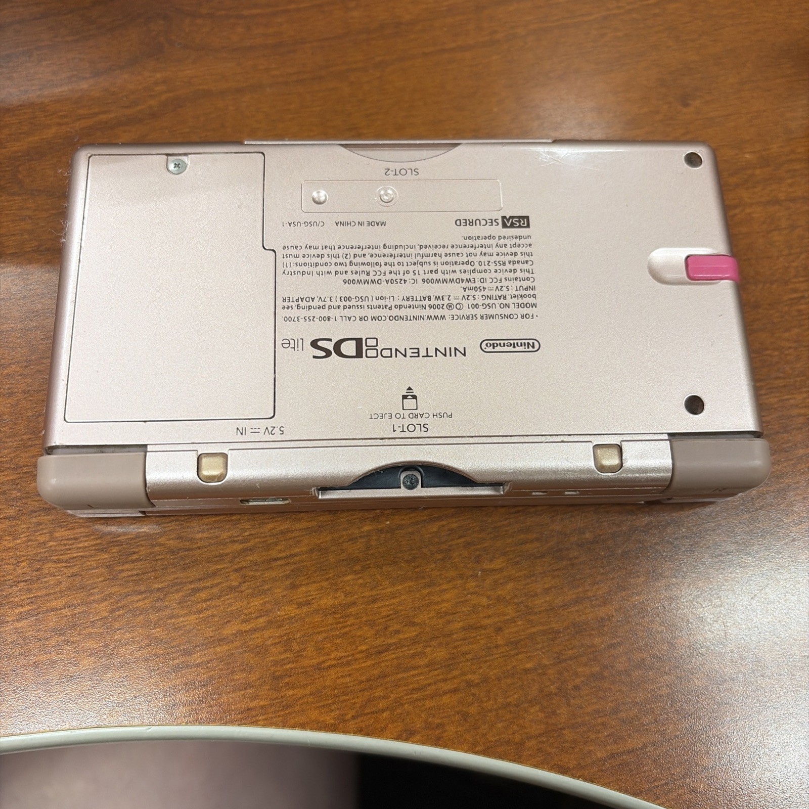 Nintendo DS Lite rose goldish Color