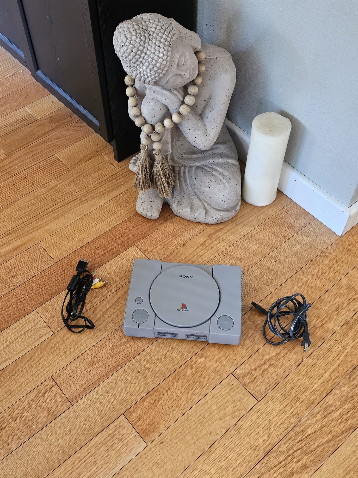 Sony PlayStation 1 Launch Edition Home Console – Gray – Works! W/ Cables 🔥