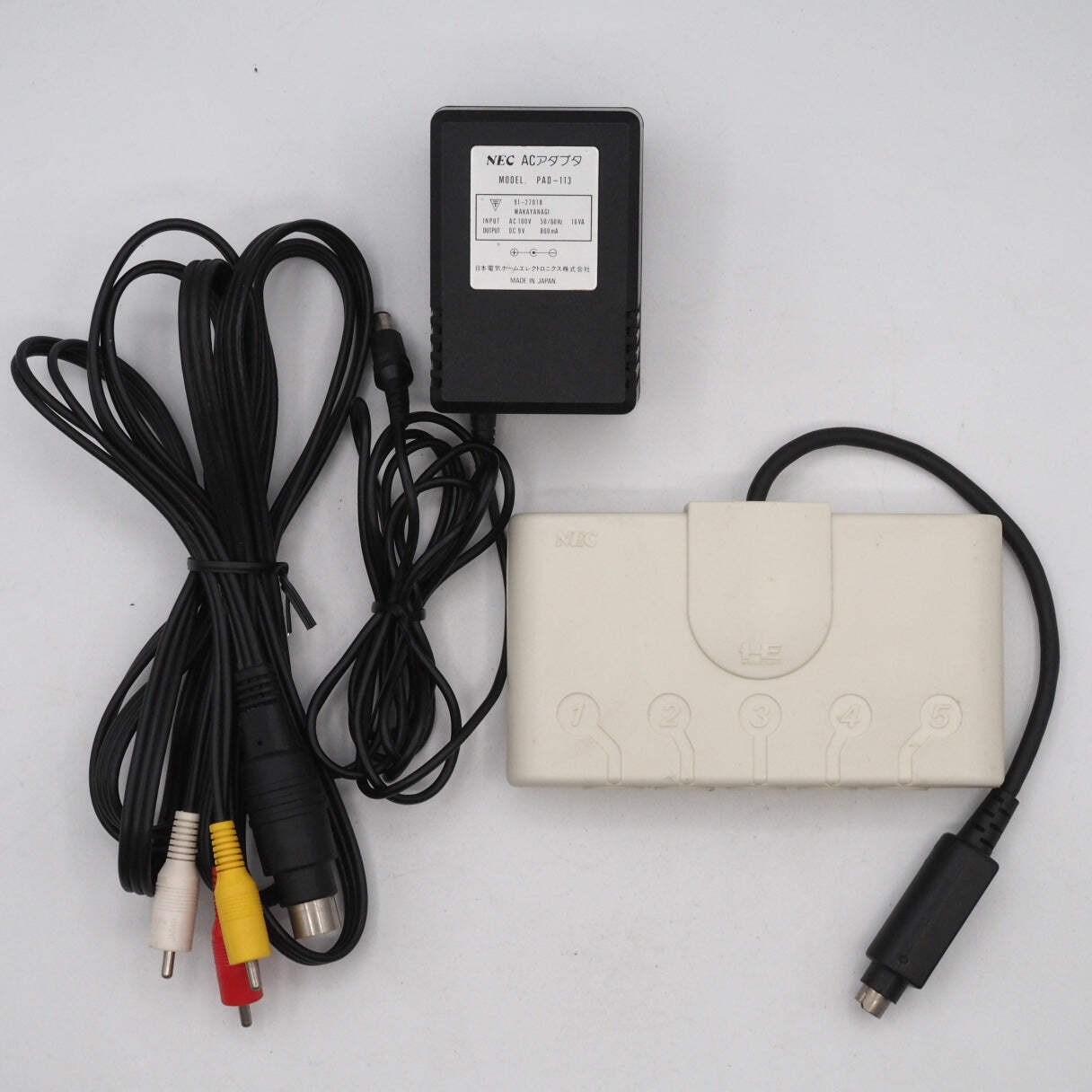 NEC PC Engine SUPER GRAFX Console system PI-TG4 W/ Multi tap Tested NTSC-J