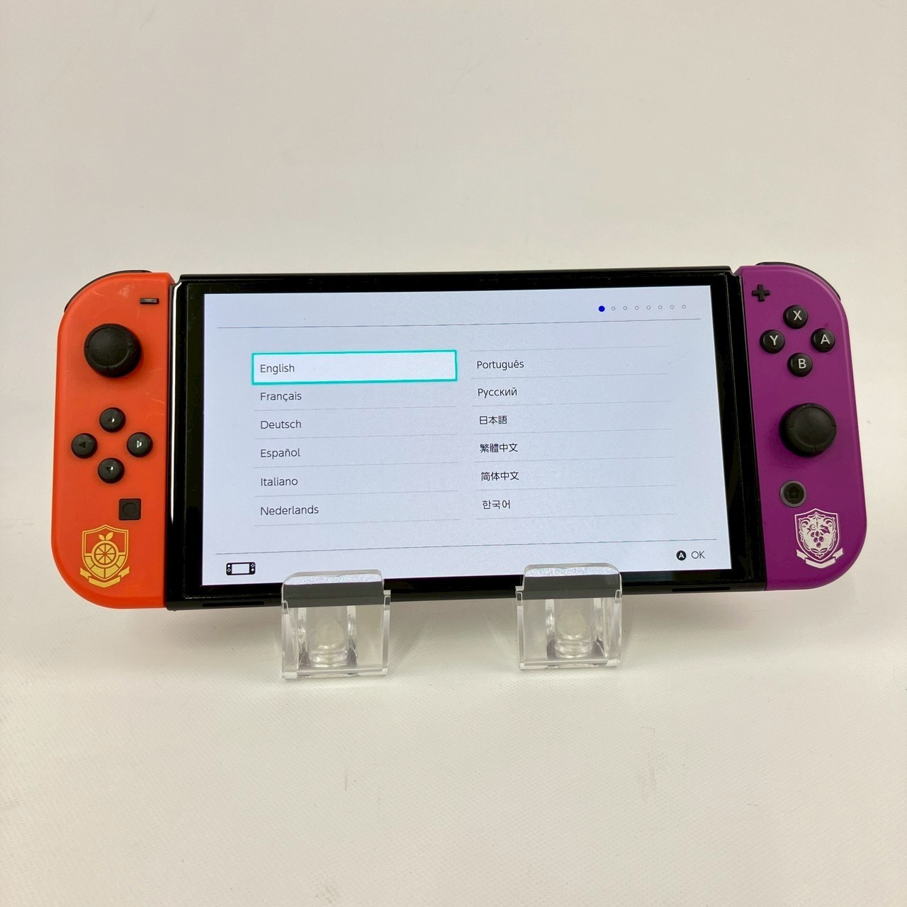 Nintendo Switch 64GB OLED Pokémon Scarlet Violet Console ＆ Joy-Con set