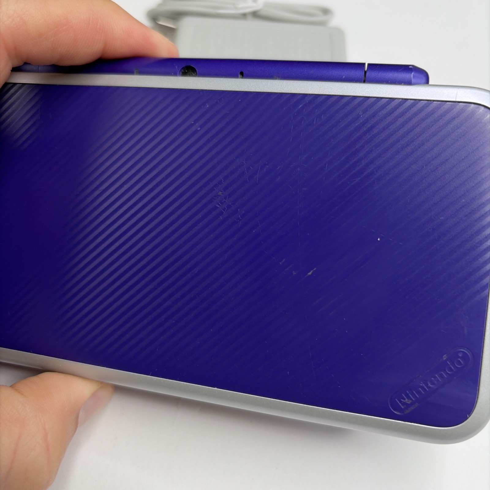 New Nintendo 2DS XL Console – Purple Silver W Charger Stylus US Model