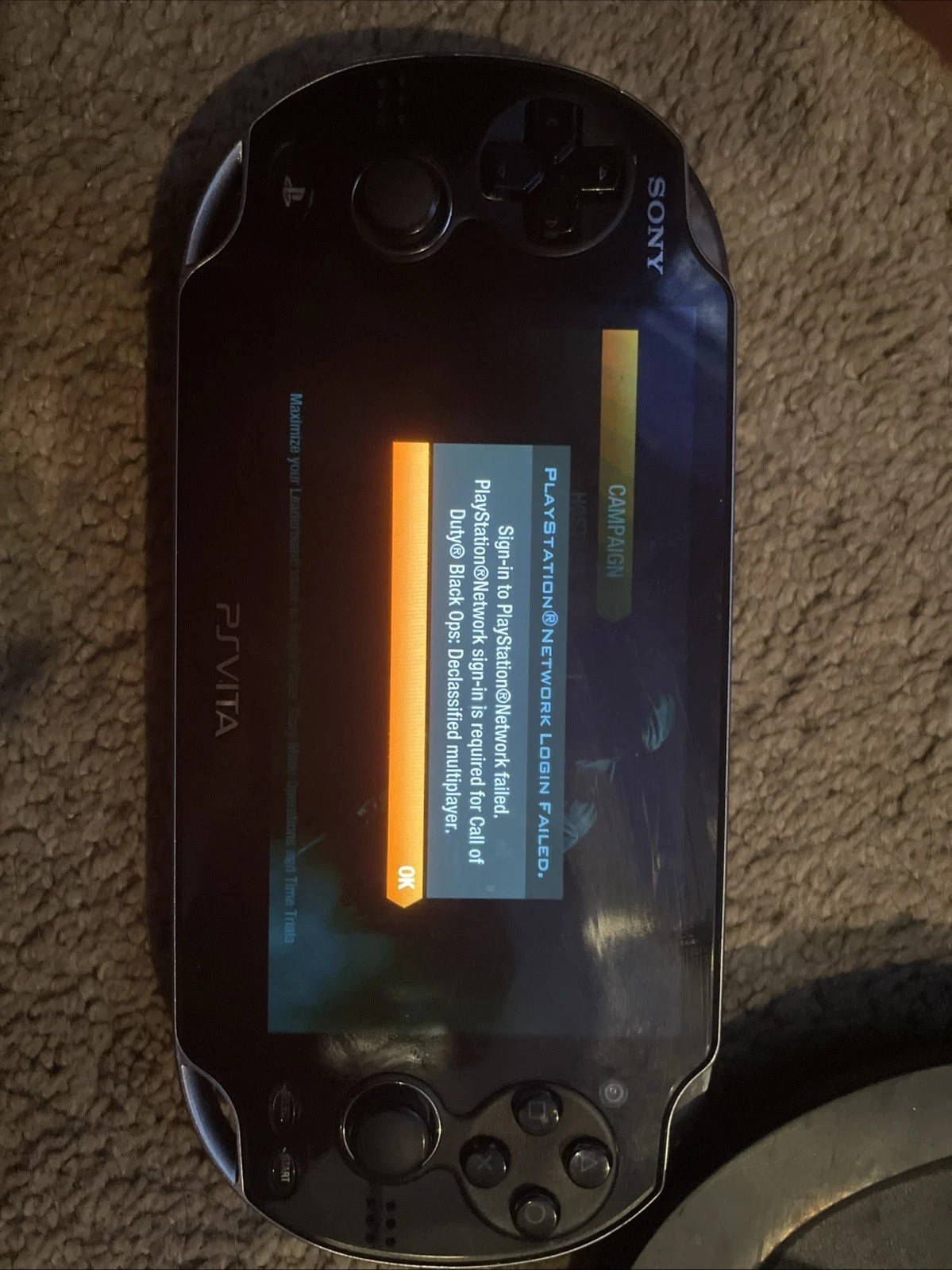 Sony PlayStation Vita Handheld System – Black (22031)