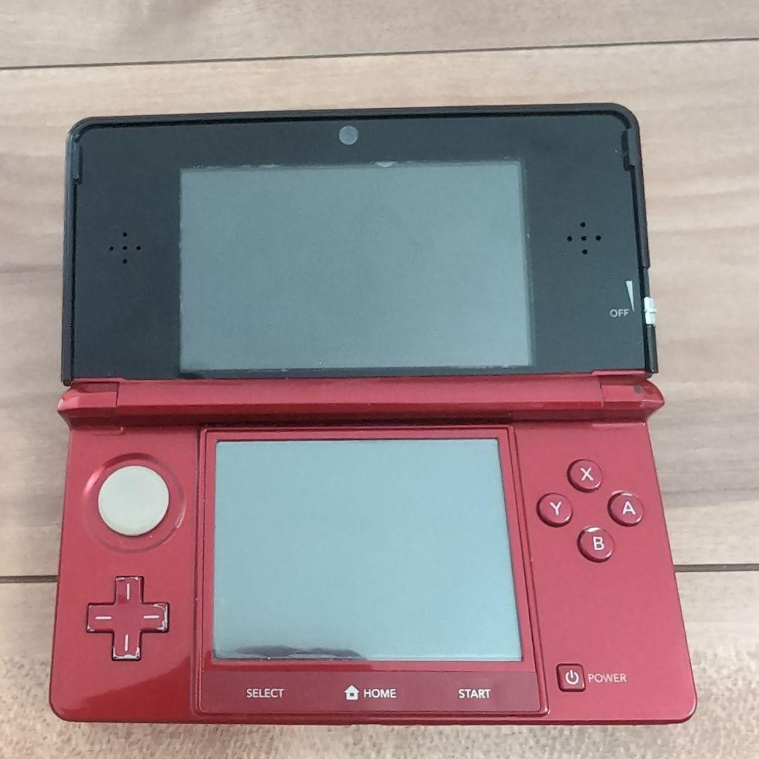 Nintendo 3DS Console – Flare Red – Japanese Import – Very Good