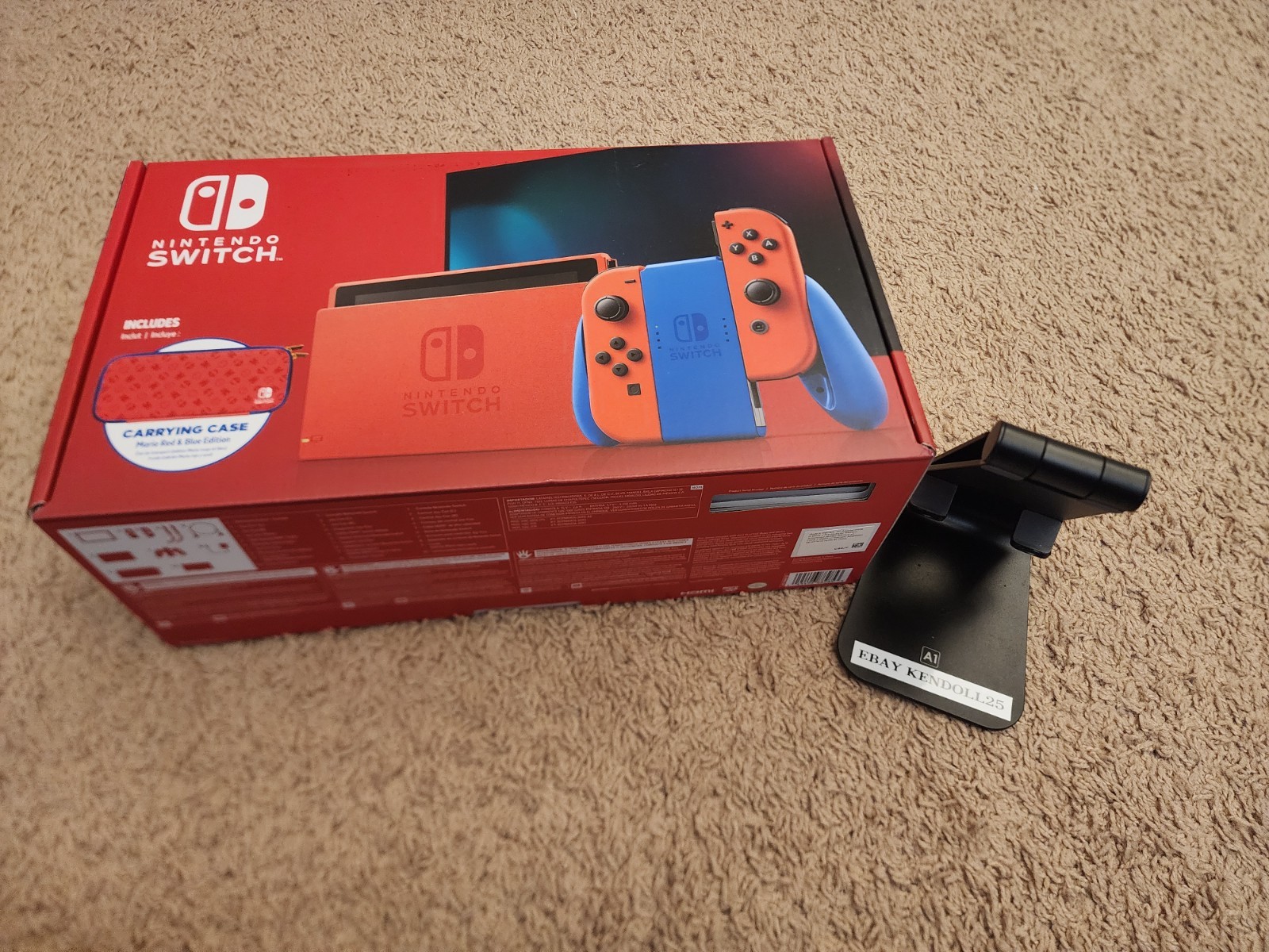 New Nintendo Switch Mario Red and Blue Edition – Fast Safe Ship!