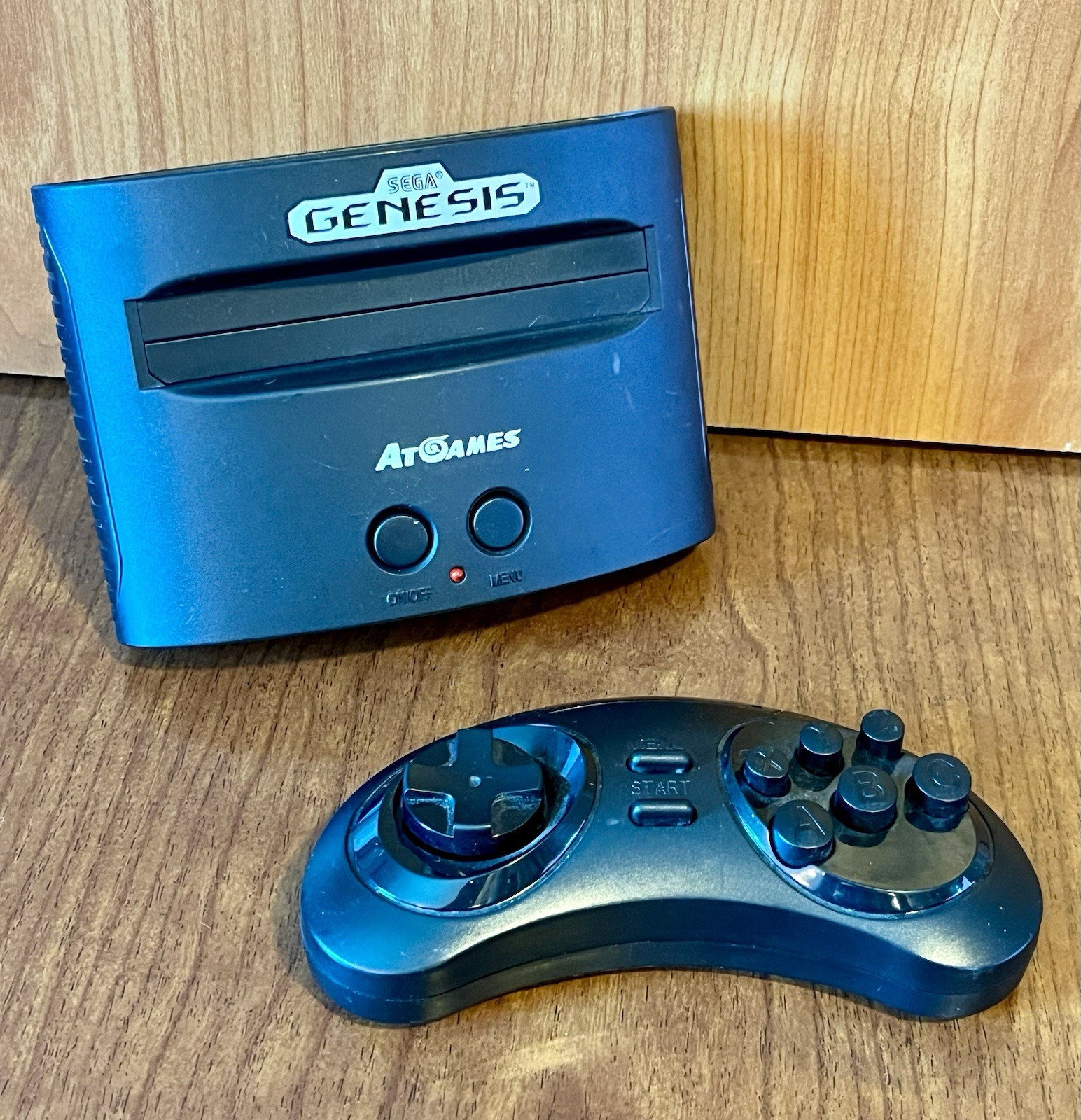 AtGames Sega Genesis Console w/ Wireless Controller Untested