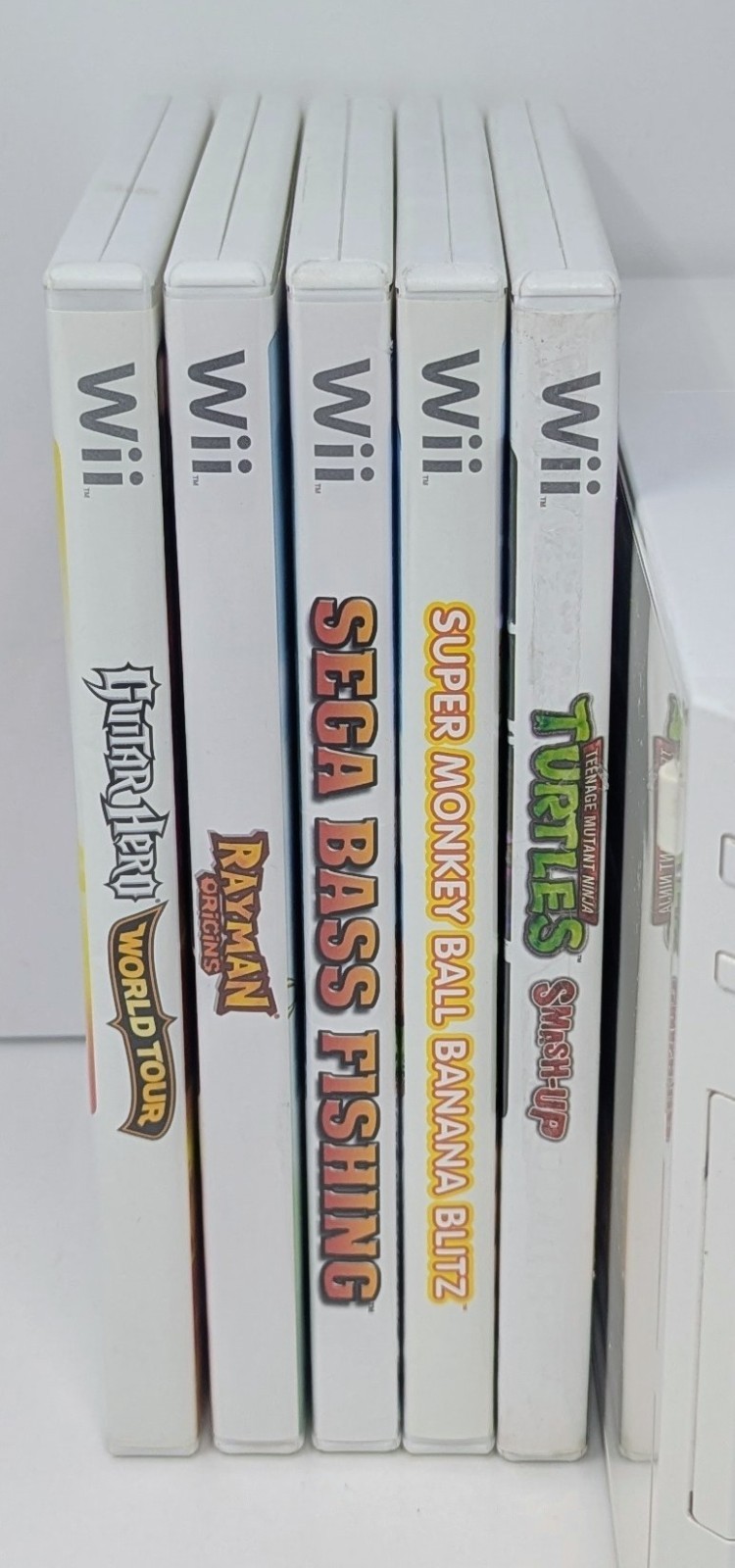 Nintendo Wii White Console GameCube Compatible Bundle w/ 5 Games – Tested!