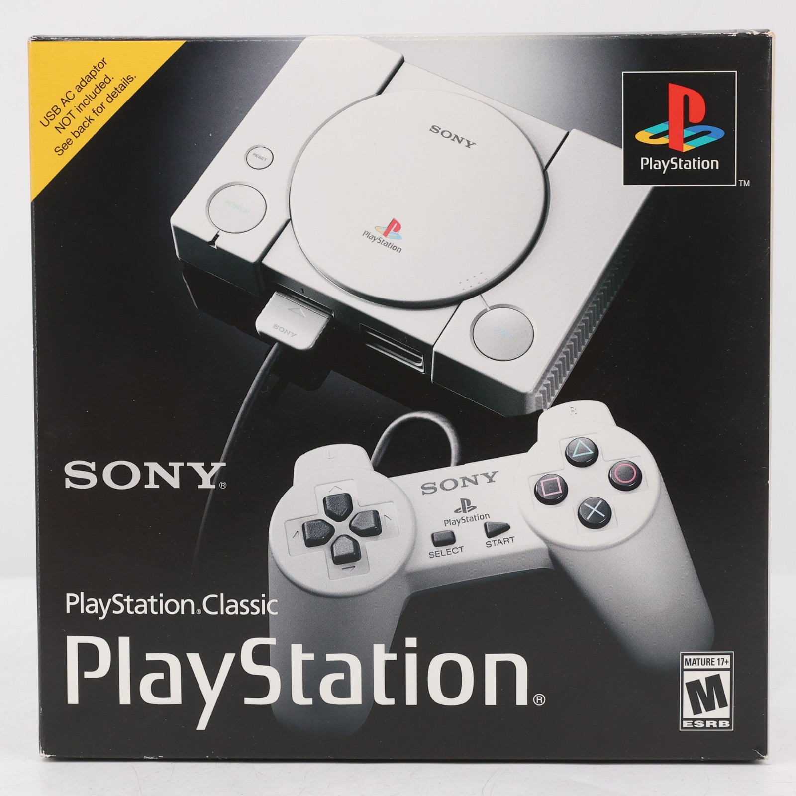Sony PlayStation Classic Console SCPH-1000R Bundle with 2 Controllers & HDMI