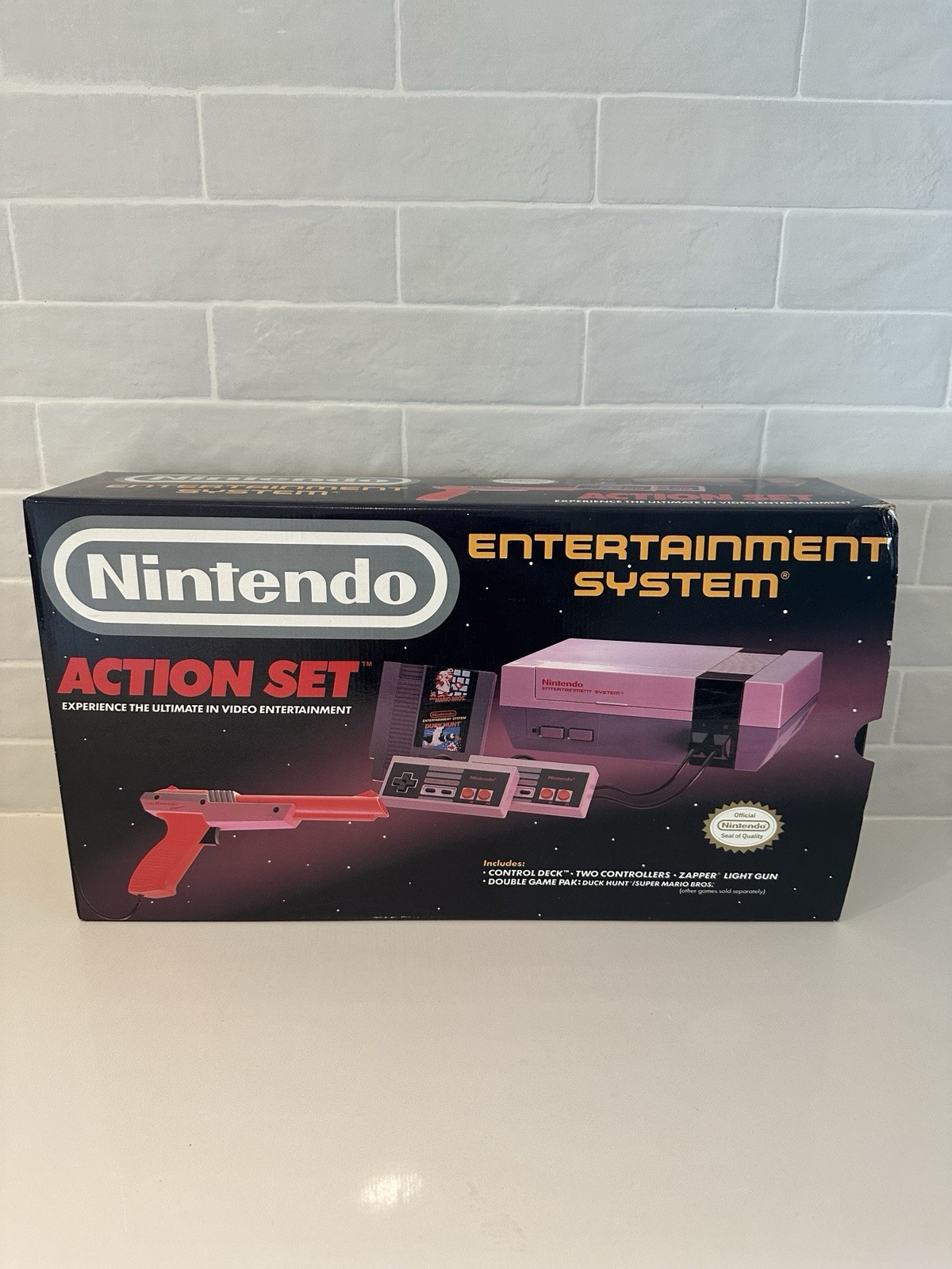 Nintendo Entertainment System NES Action Set 1987 Complete CIB Tested Clean