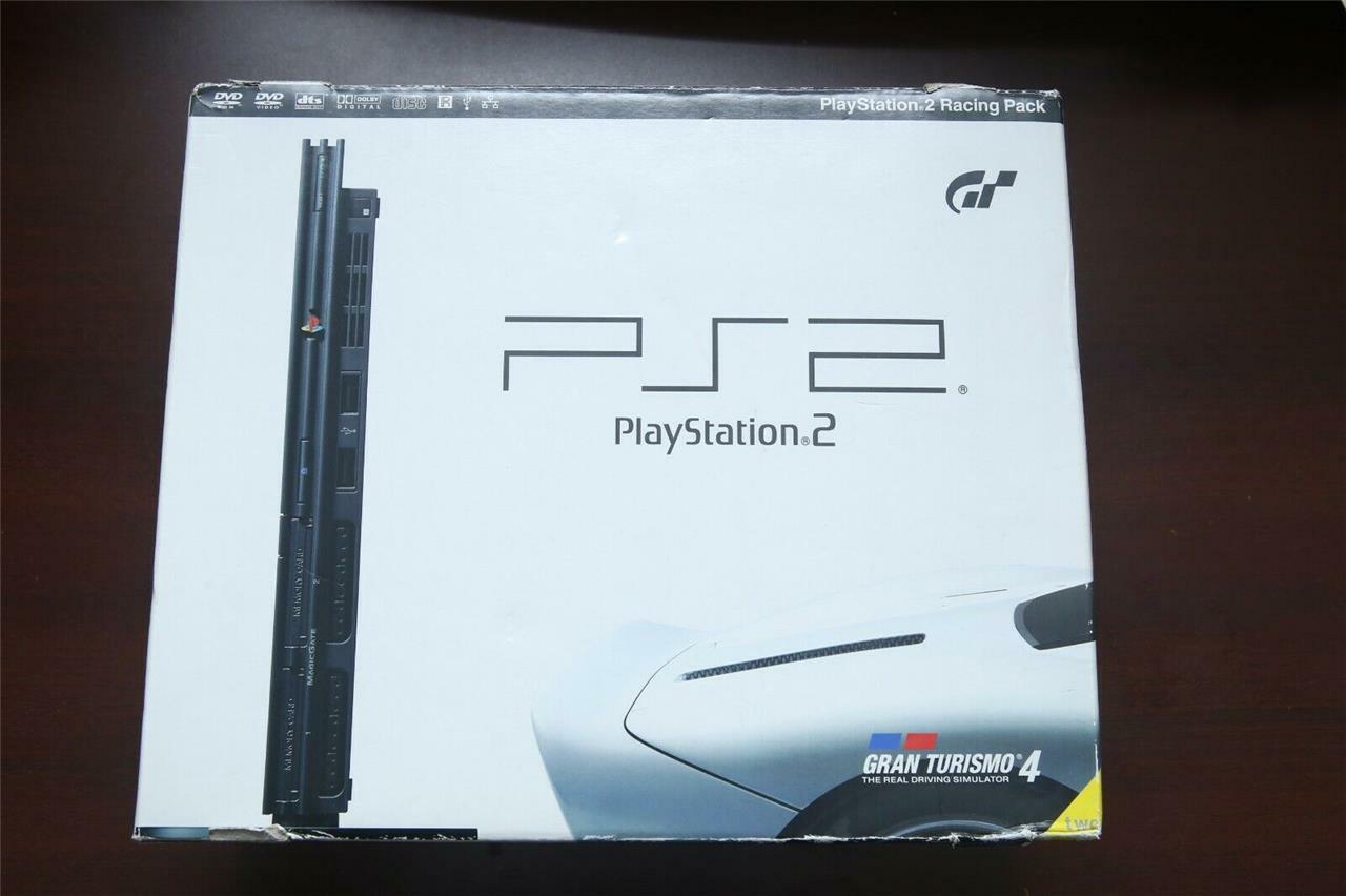 Playstation 2 Slim console Gran Turismo 4 edition boxed JP PS2 System US Seller