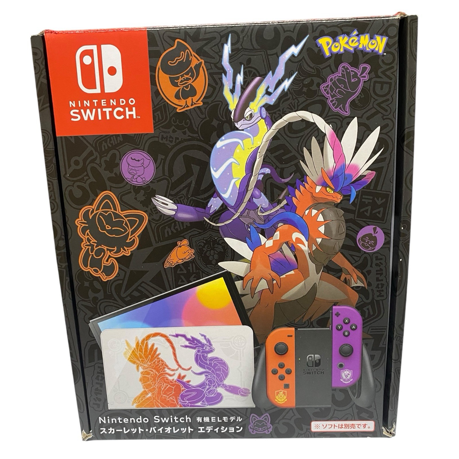 Nintendo Switch OLED Pokémon Scarlet & Violet Edition good condition No.2