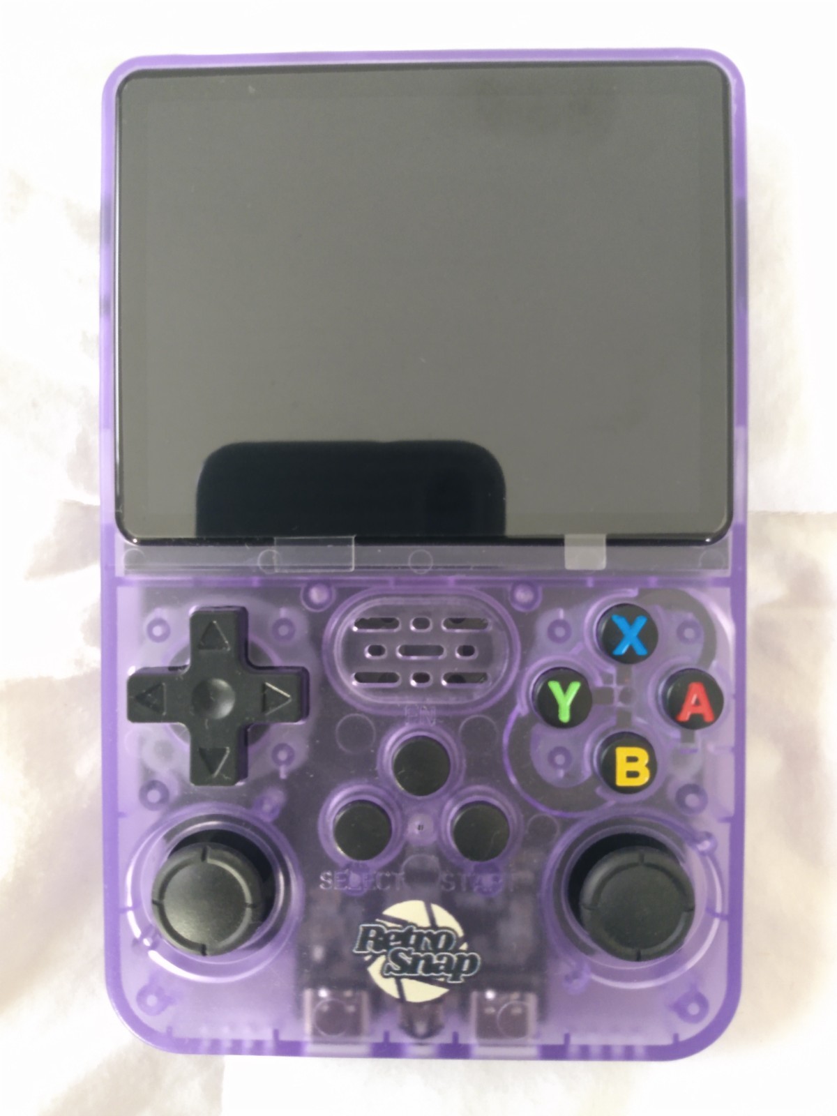 Retro Snap Play Handheld Console 128GB, 3.5″ Screen, 40k games, Purple