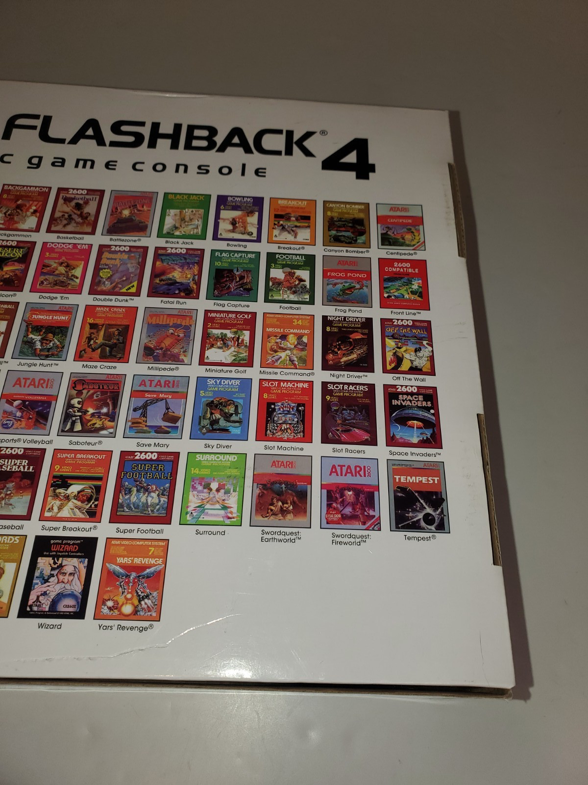 Vintage ATARI 2600 Flashback 4 Mini Classic Video Game System 76 Games Millipede