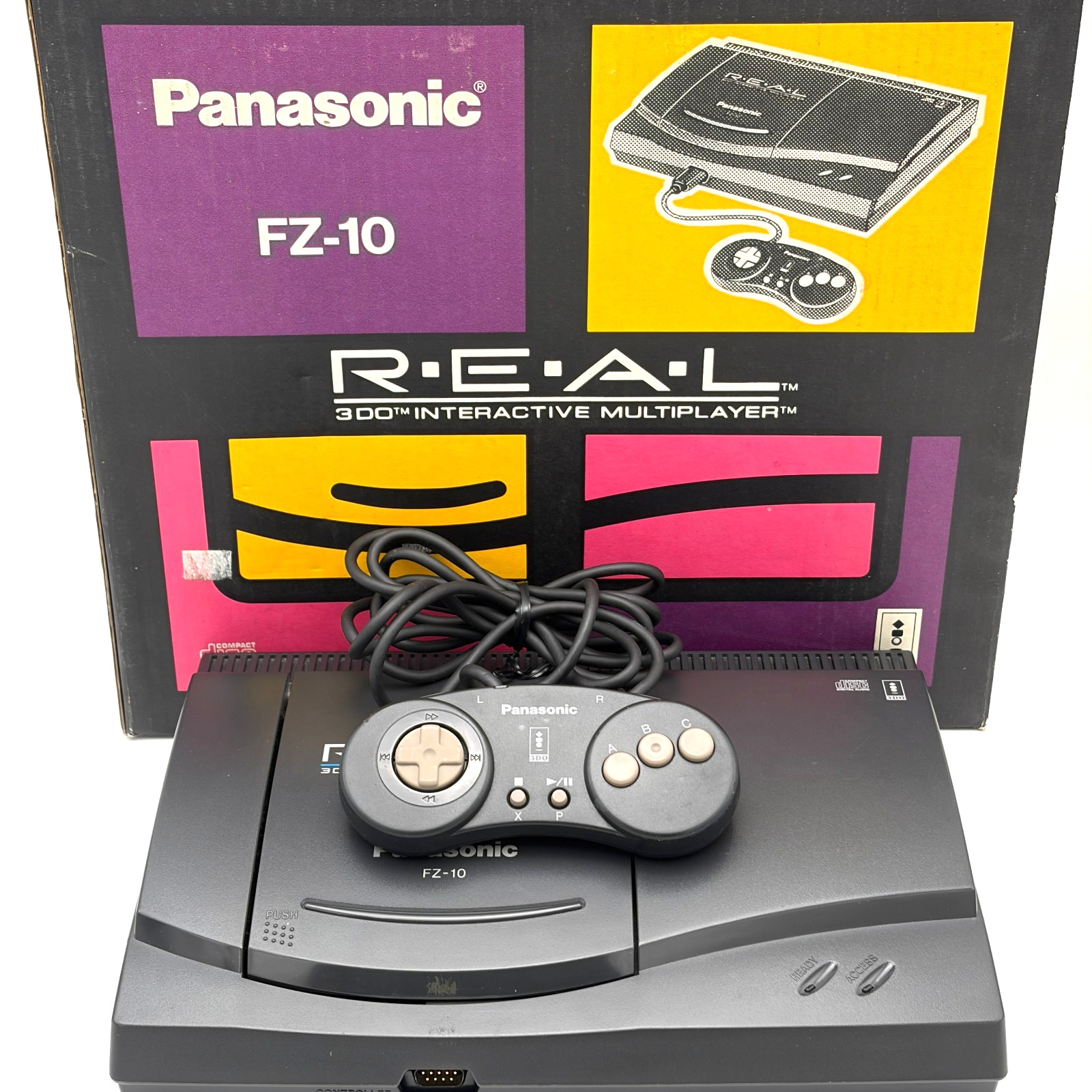 Panasonic 3DO REAL FZ-10 Console Complete Boxed Mint Condition