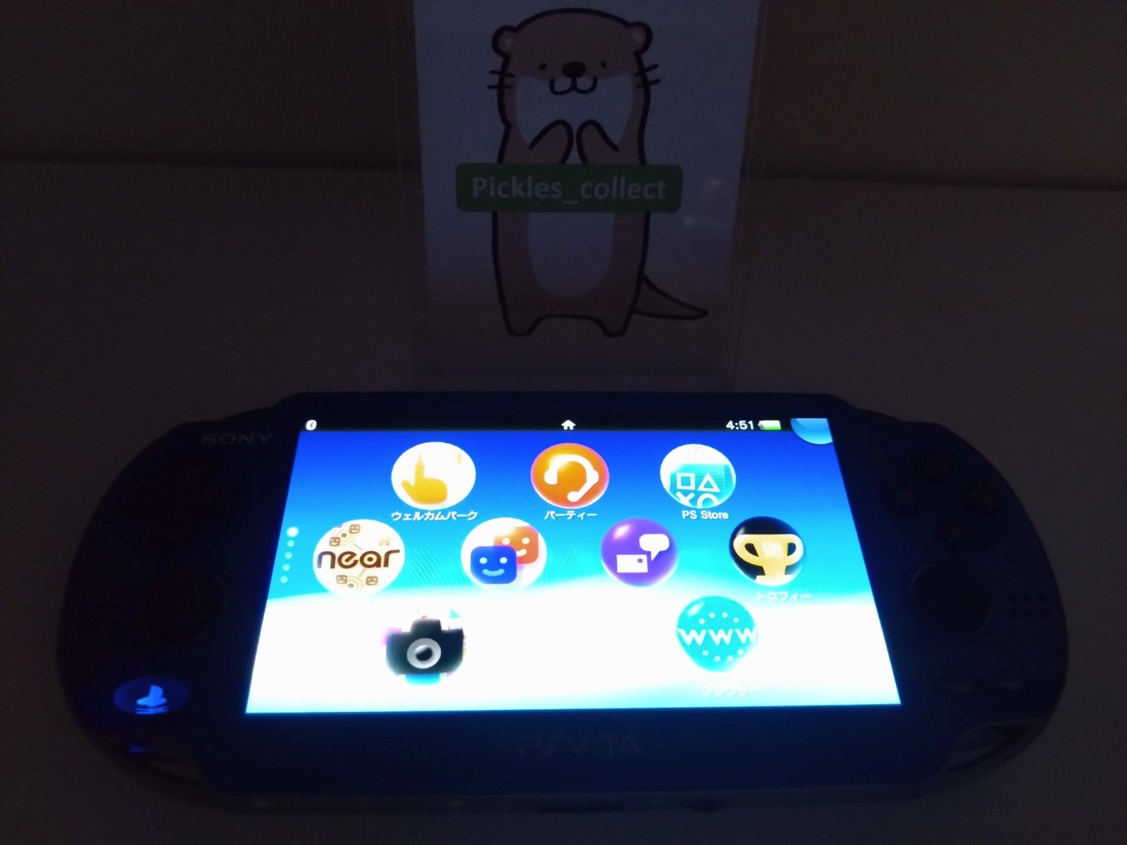 PS Vita 1000 Sapphire Blue PCH-1000 ZA04 w/Box PSV Tested Sony 0601D