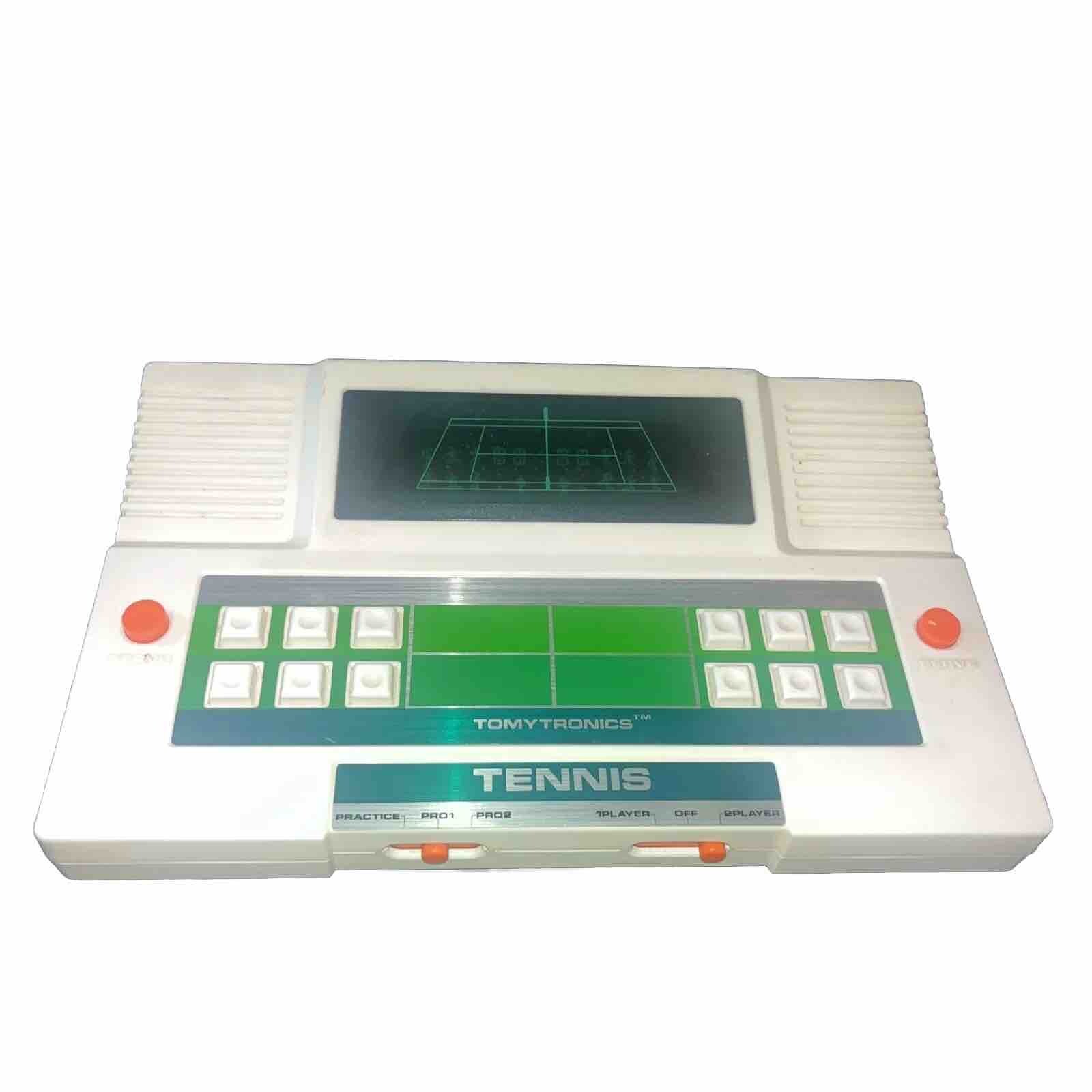 Vintage 1970s Toltoys TOMY ‘TENNIS’ Handheld Electronic Game TomyTronics Works!