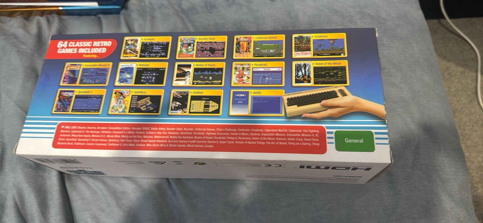 Retro Games “The C64 Mini” Computer 64 Games Joystick HDMI USB