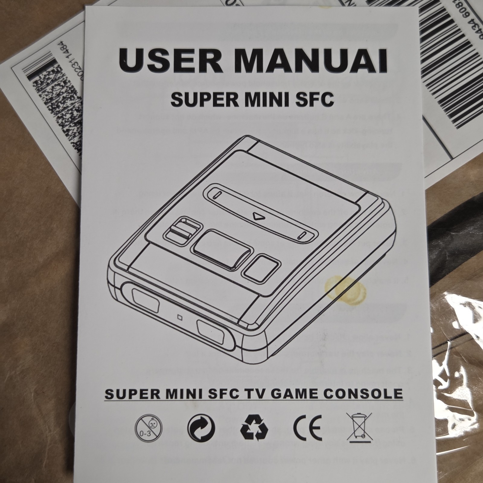CLASSIC MINI TV GAME SUPER MINI SFC ENTERTAINMENT SYSTEM- NEW IN BOX