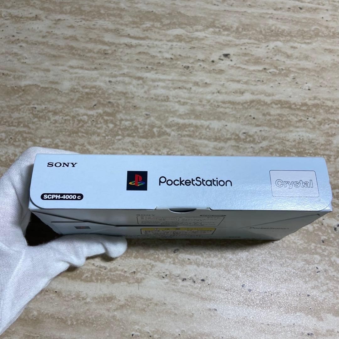 Sony PocketStation Crystal SCPH-4000 Clear Console Complete Boxed Unused 7123
