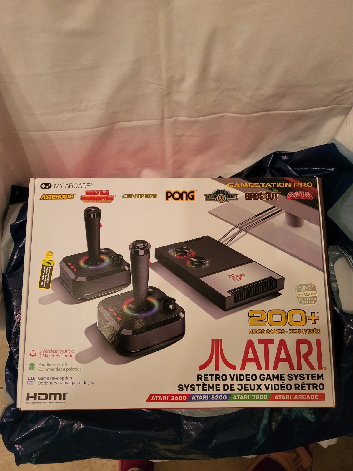 Atari Gamestation Pro My Arcade POG Asteroids Centipede Missile Command +200
