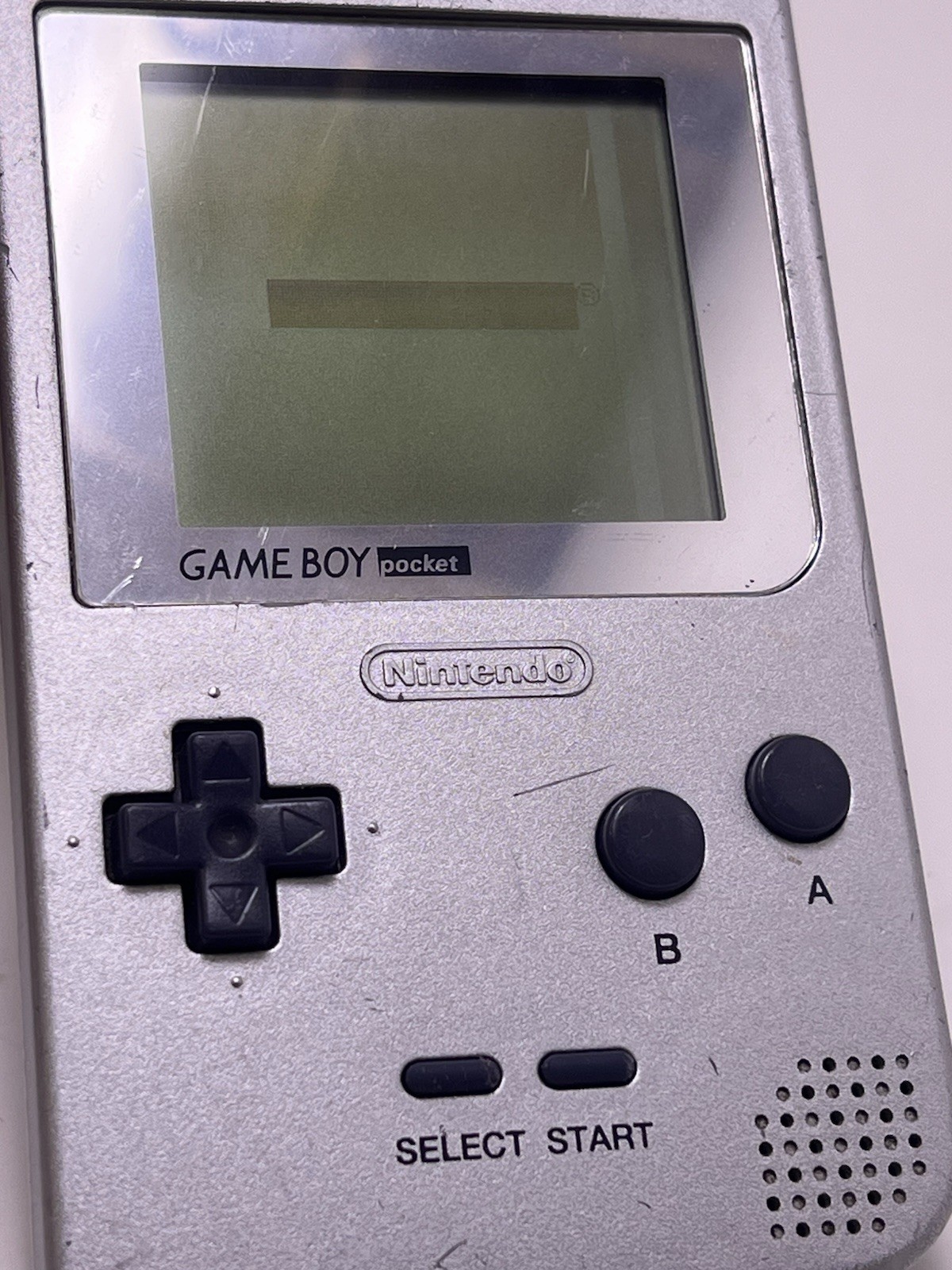 Nintendo Game Boy Pocket Handheld System/Silver /Tested/game