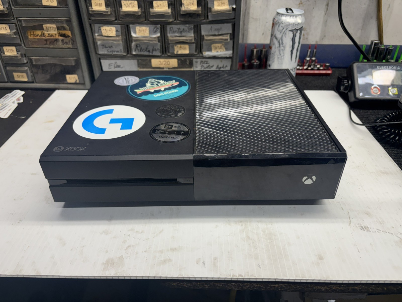 Microsoft Xbox One Console Model 1540 Black 500GB Pow Sup & Cords included(S95)