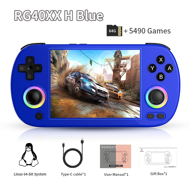 Handheld Game Console System 3D IPS 3200mAh Retro Video Gaming Portable Player
