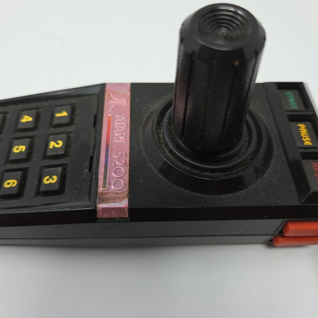 Atari 5200 Console 4 Port Model 3 Controllers Power Supply 3 Games Lot As-Is