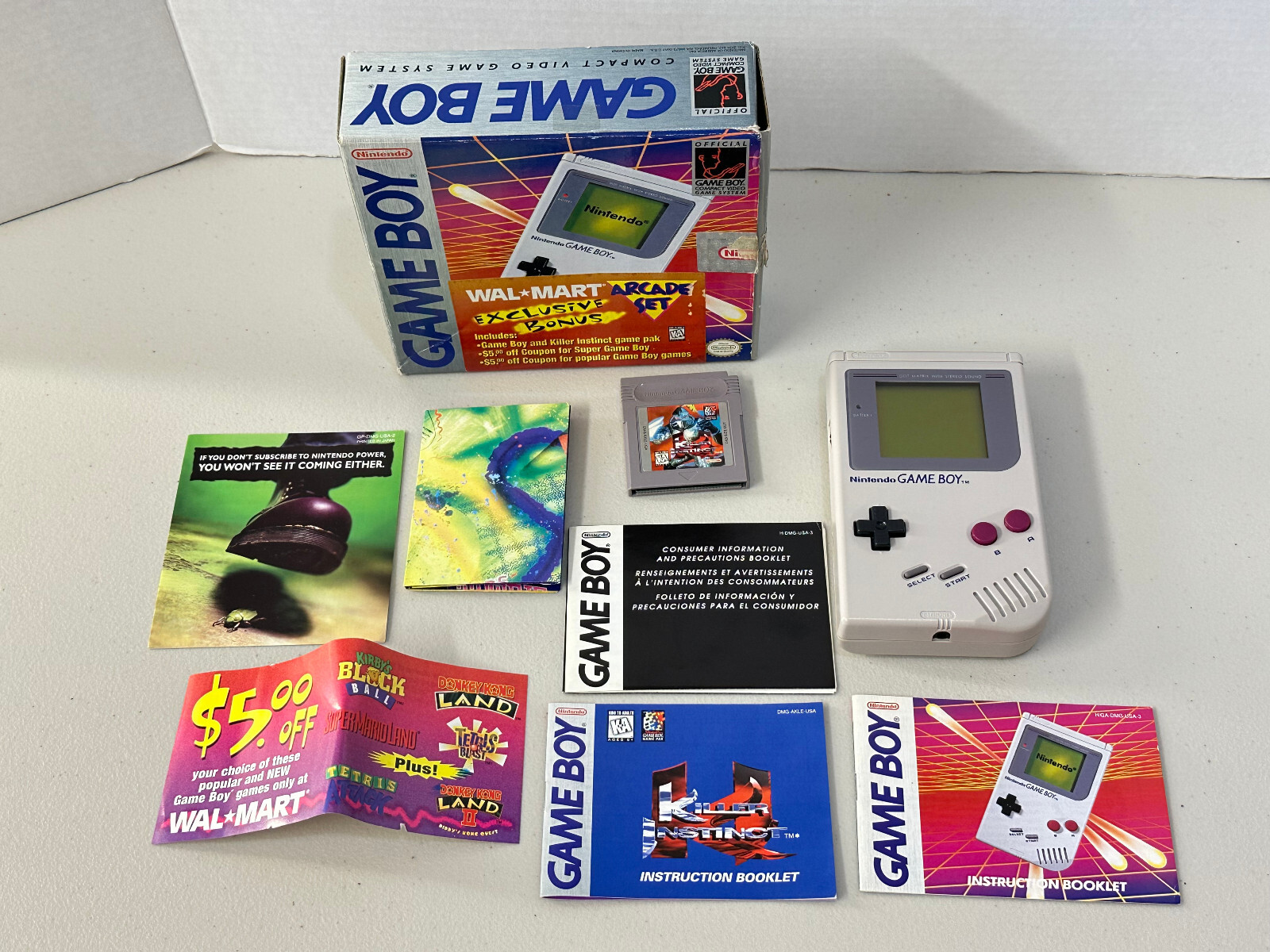 Nintendo Game Boy Killer Instinct Edition Handheld System Bundle Tested!