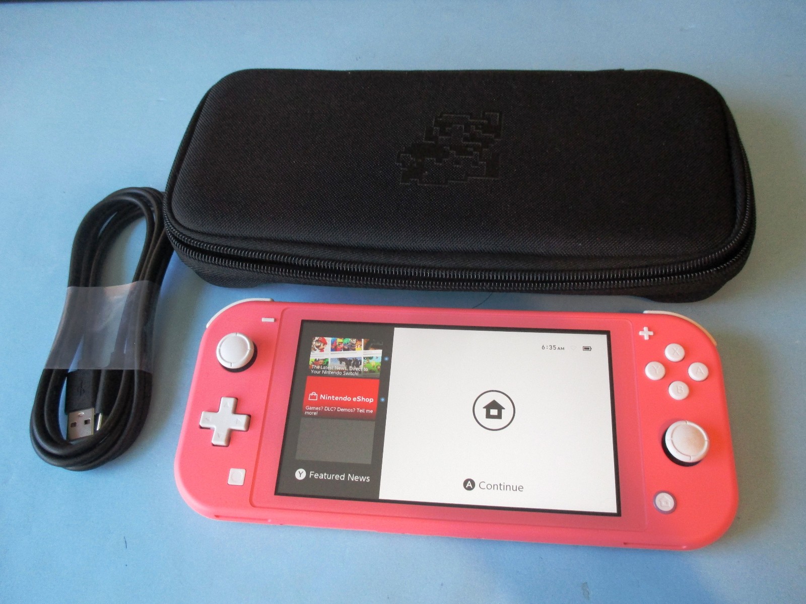 Nintendo Switch Lite Pink System w/Charger & Case