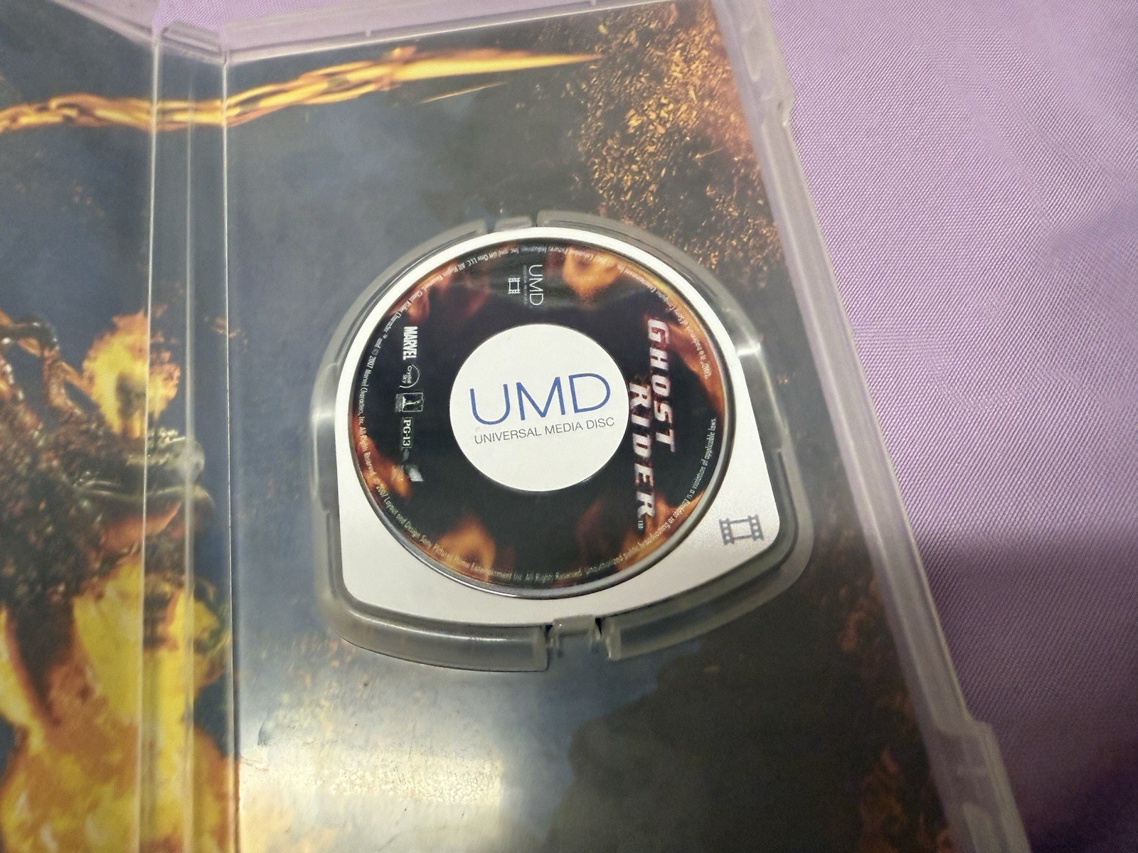 Ghost Rider PSP UMD Video Movie Nicholas Cage & Eva Mendes! Excellent Condition!