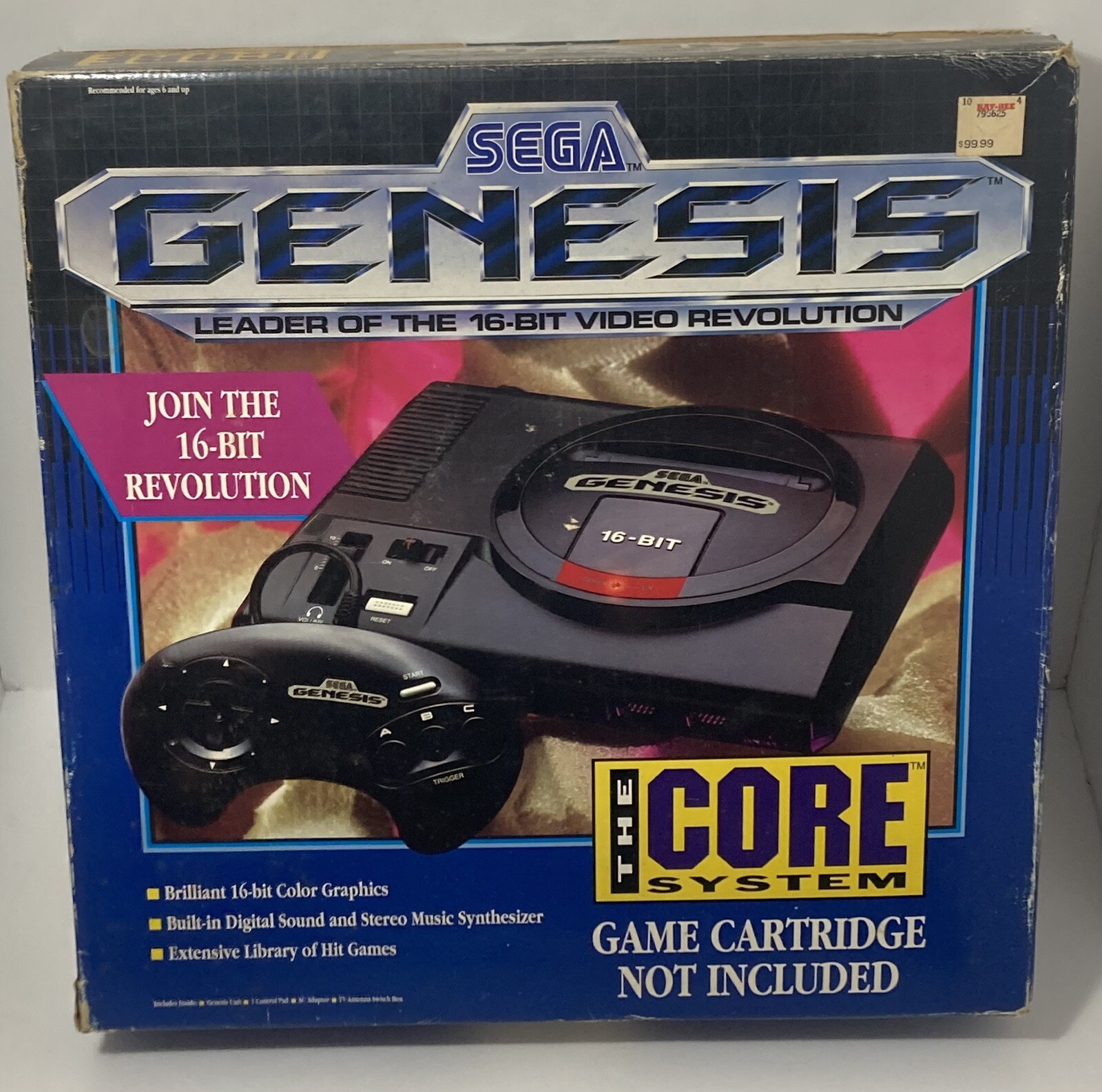 Sega Genesis Console Model 1 Bundle Core System – Complete – Tested – Authentic