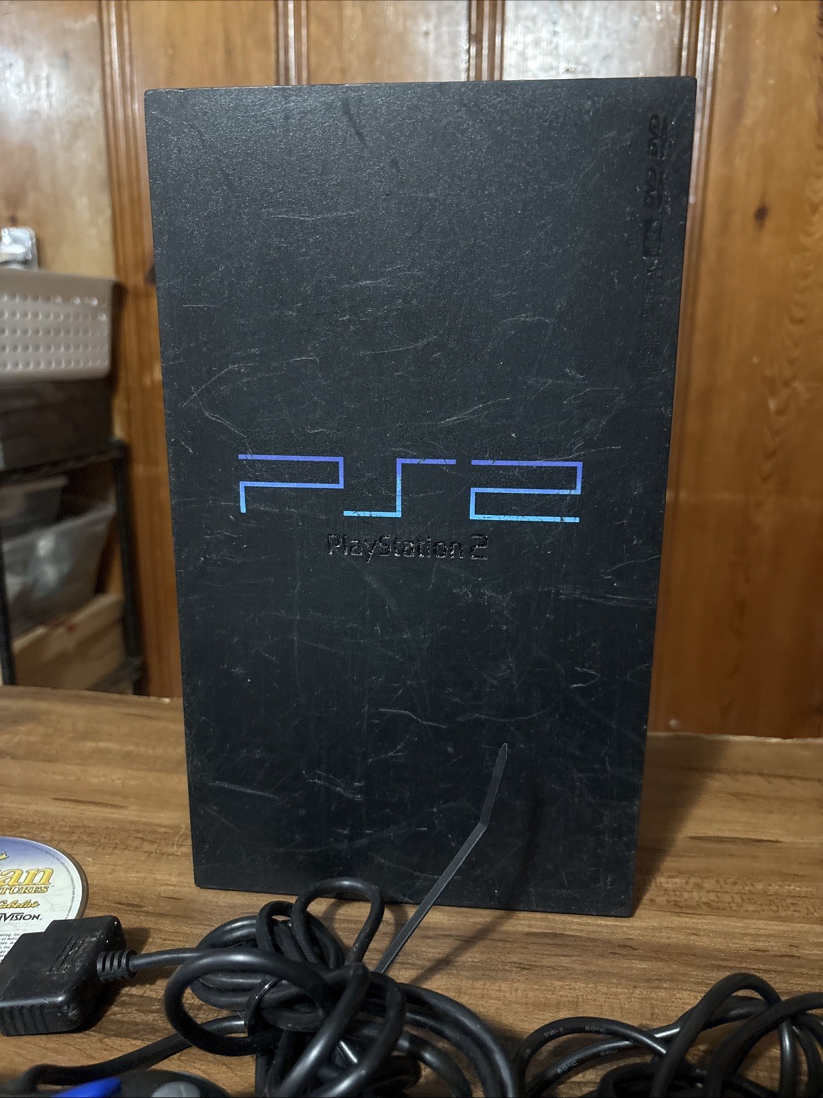 AS IS PS2 GAME CONTROLLER PlayStation 2 Console FAT 39001 LOT BUNDLE MULTITAP PS